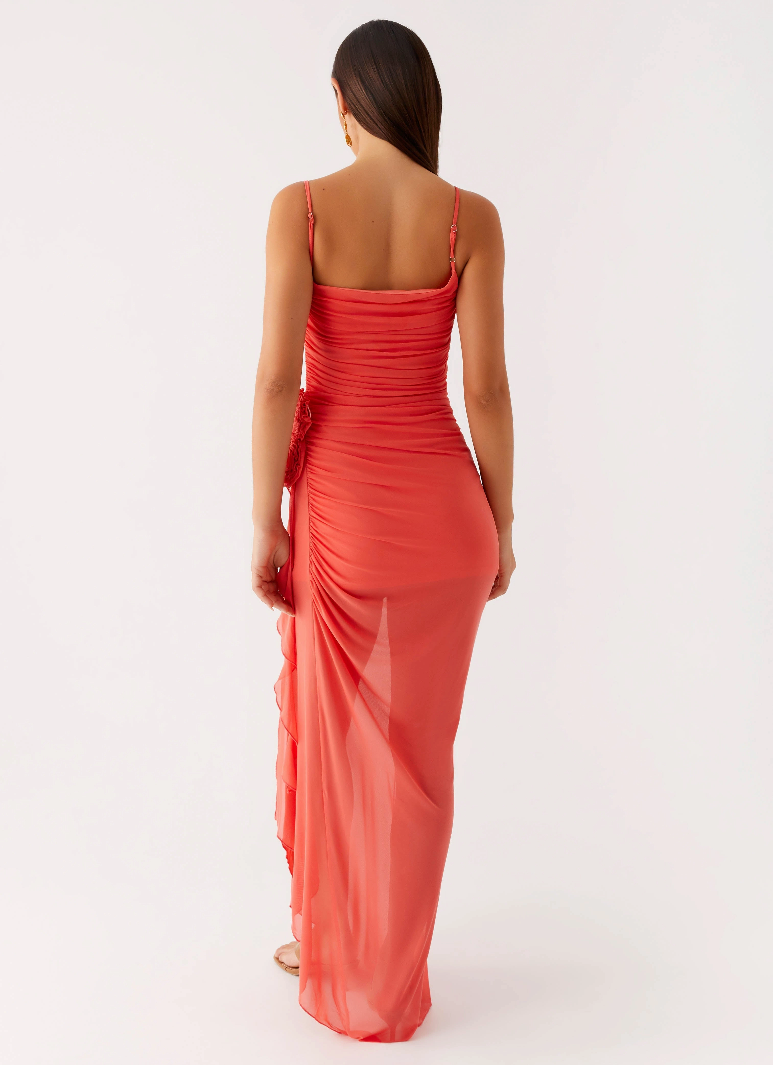 Louana Maxi Dress - Coral Knit Warm All Gender