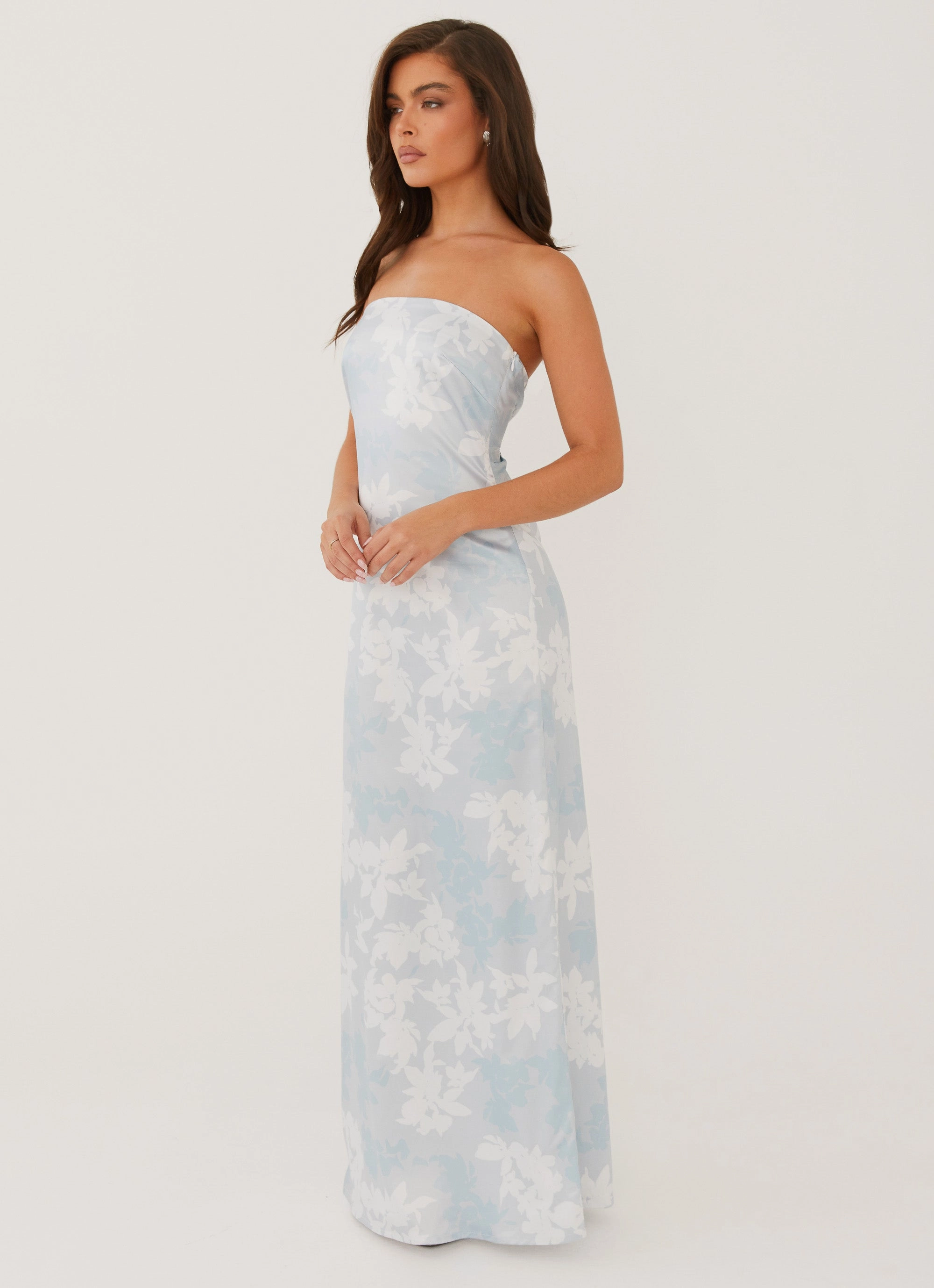 Casual Motion Daily Ready Love Me More Maxi Dress - Blue Blossom