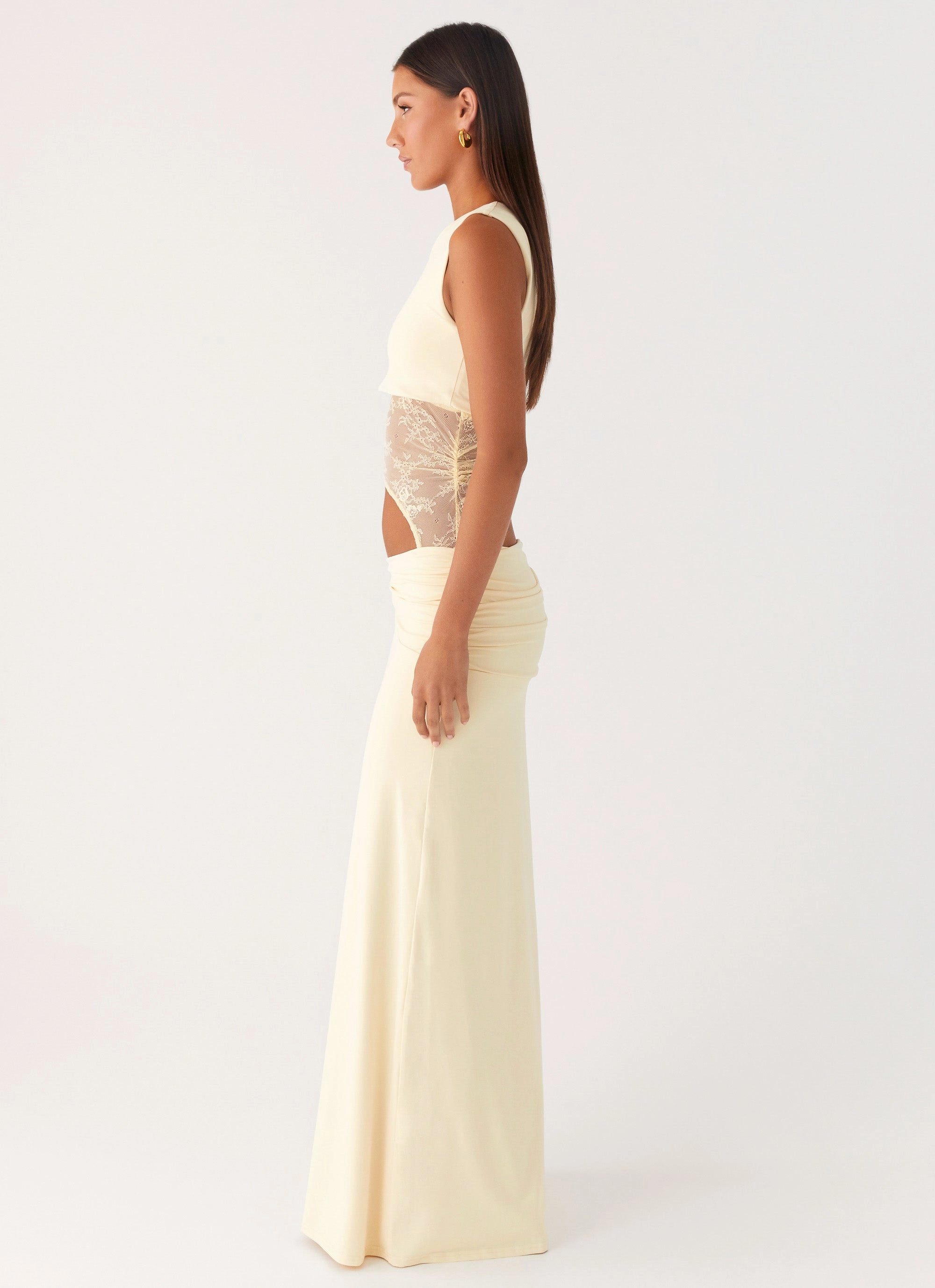 Love Motion Maxi Dress - Lemon Sleek Comfort Day Love