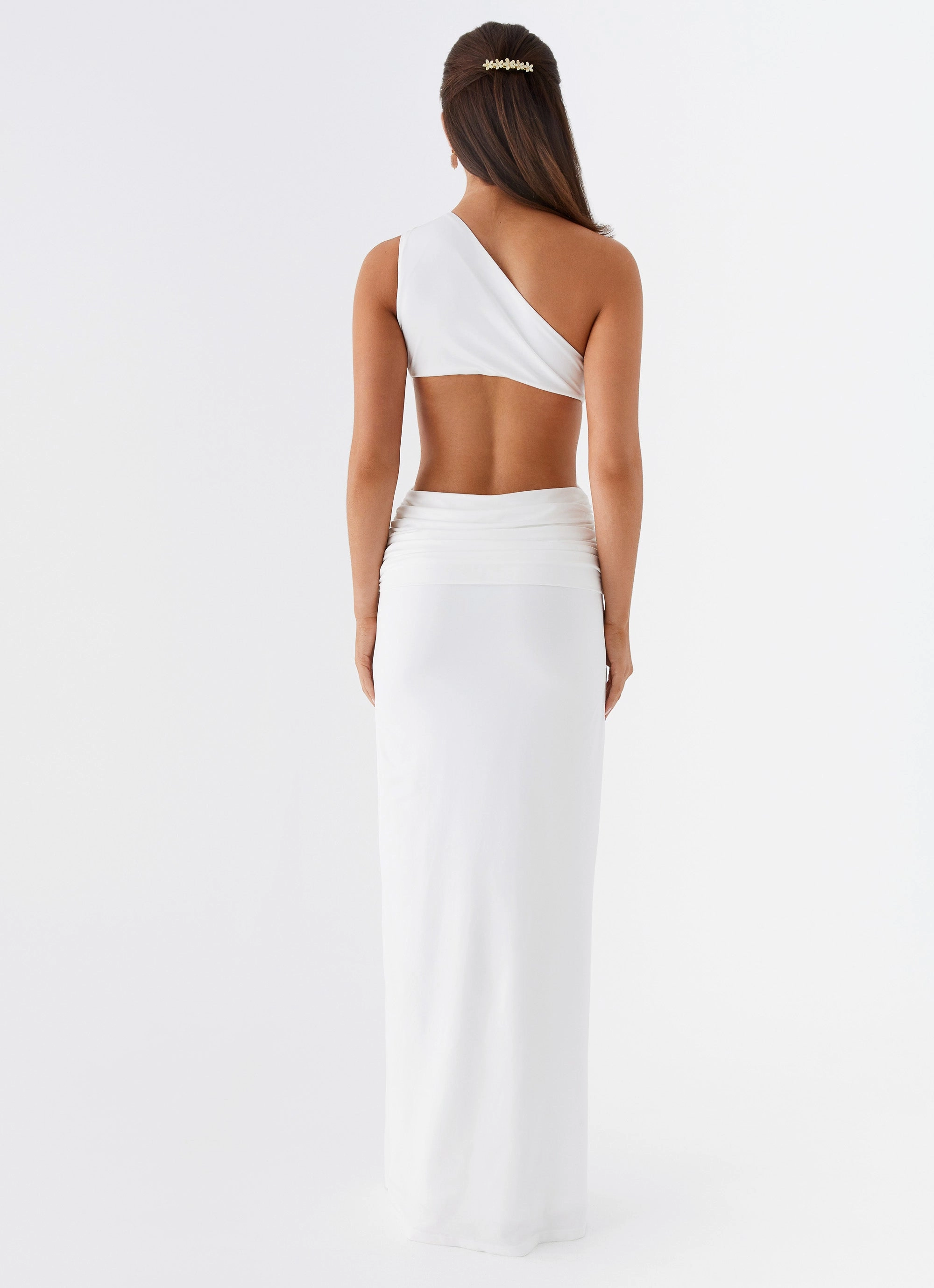 Fashion Essential Lovesome Rosa Maxi Dress - White
