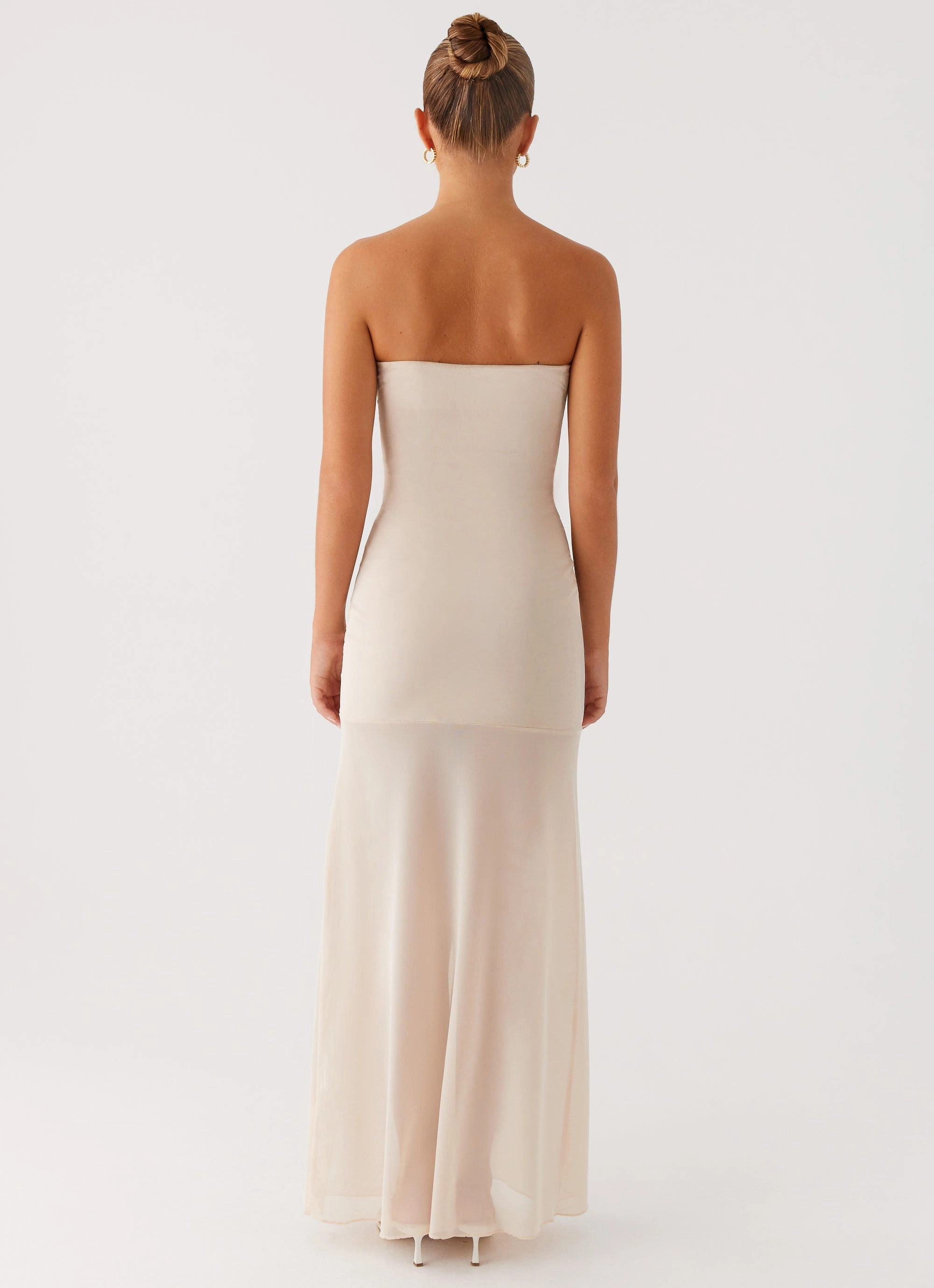 Smart and Polished Lovie Maxi Dress - Beige