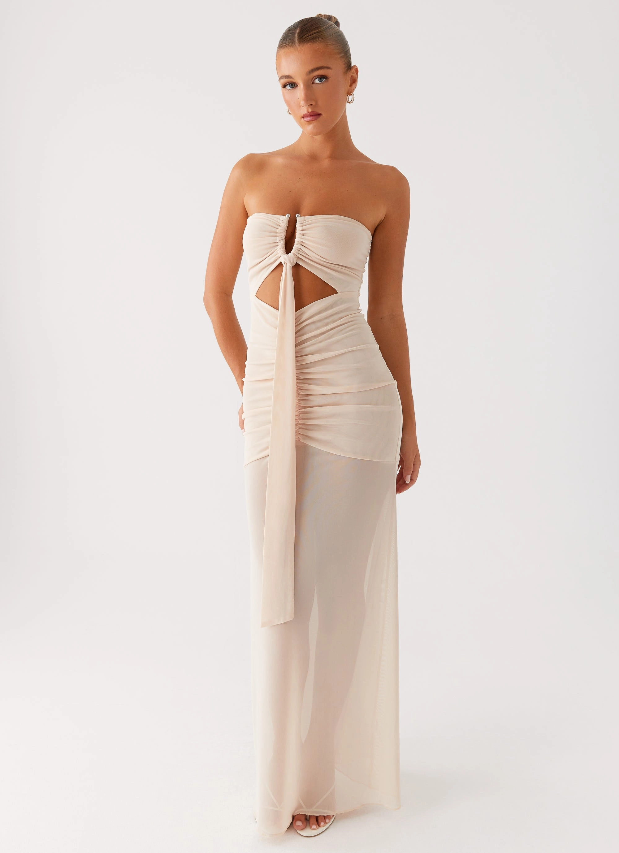Romance Soul Lovie Maxi Dress - Beige