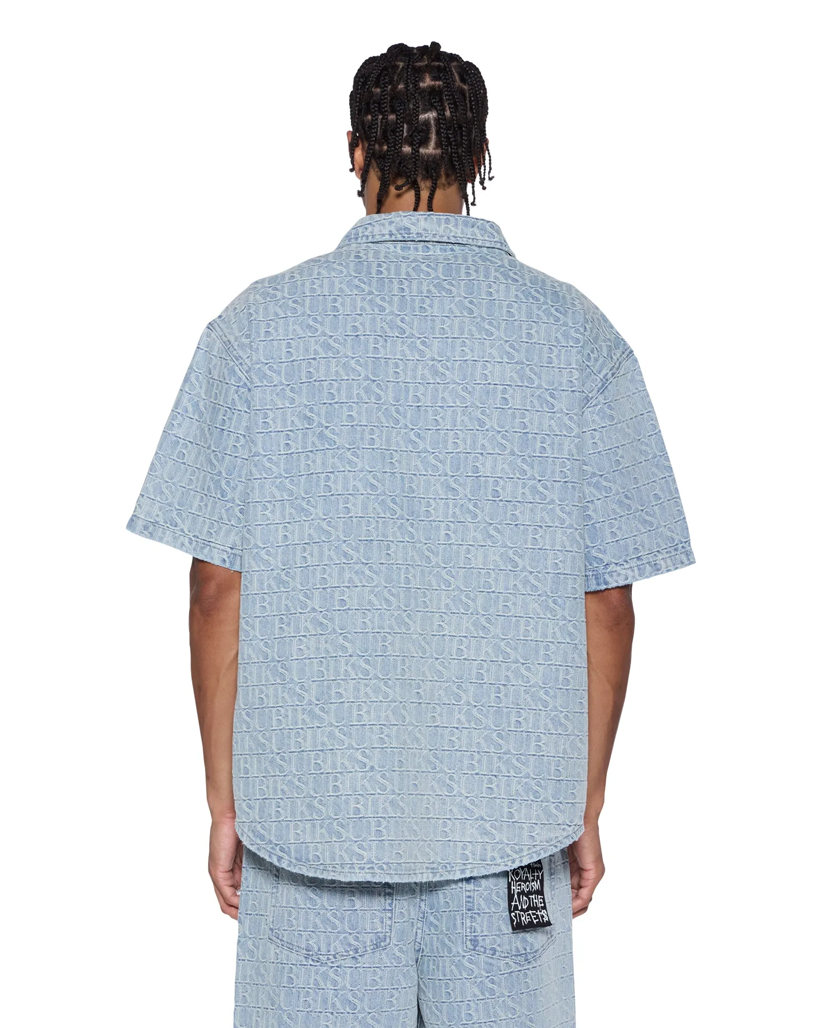 Laser Cut Perforations Active Wear Shorts BOXER SS SHIRT TILE