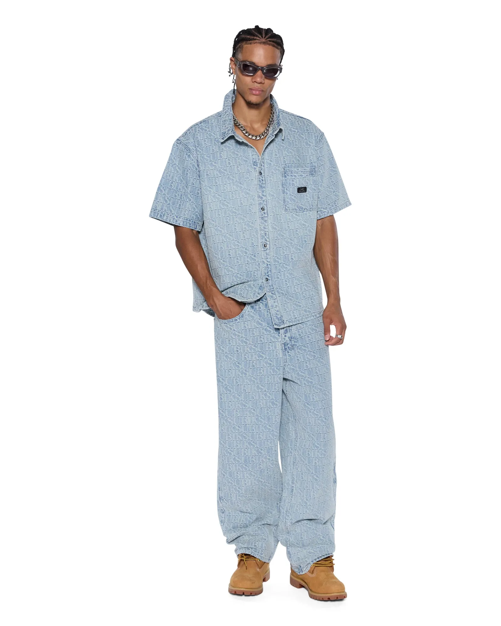 Camouflage Pattern BOXER SS SHIRT TILE