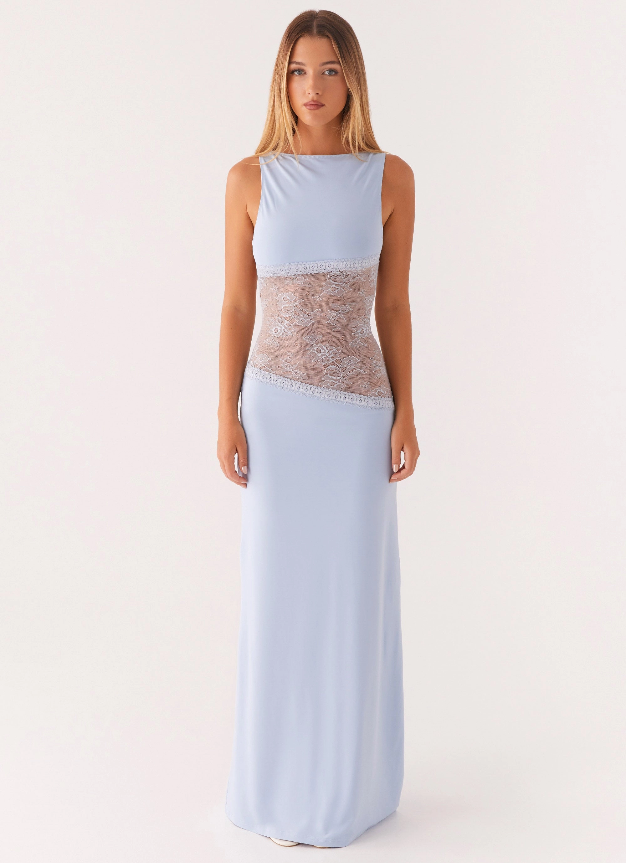 Lucinda Maxi Dress - Blue Pure Vibes Contemporary Vibe