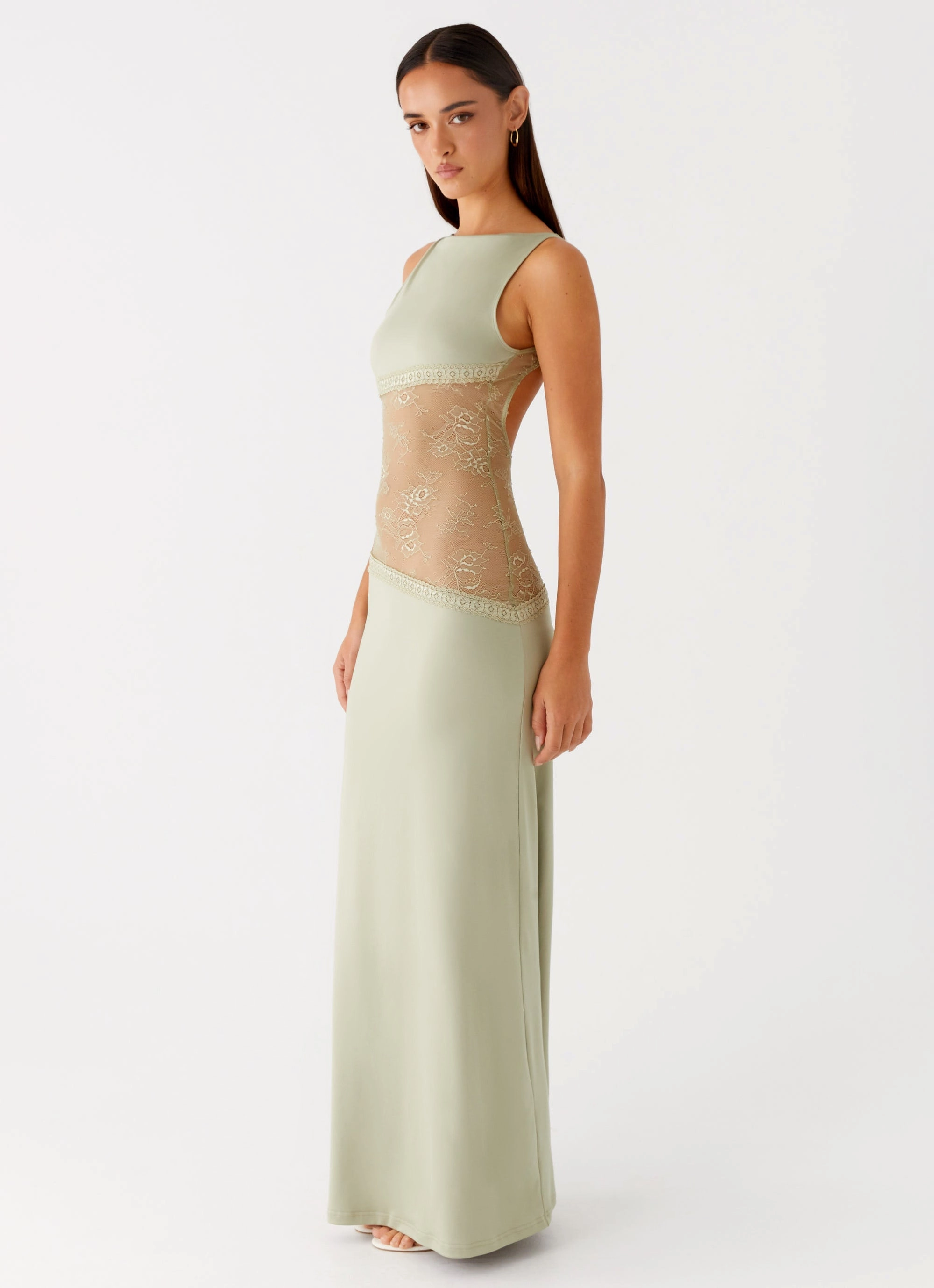 Lucinda Maxi Dress - Sage Warm Pink