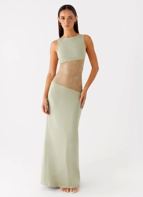 Lucinda Maxi Dress - Sage Comfy Yet Stylish