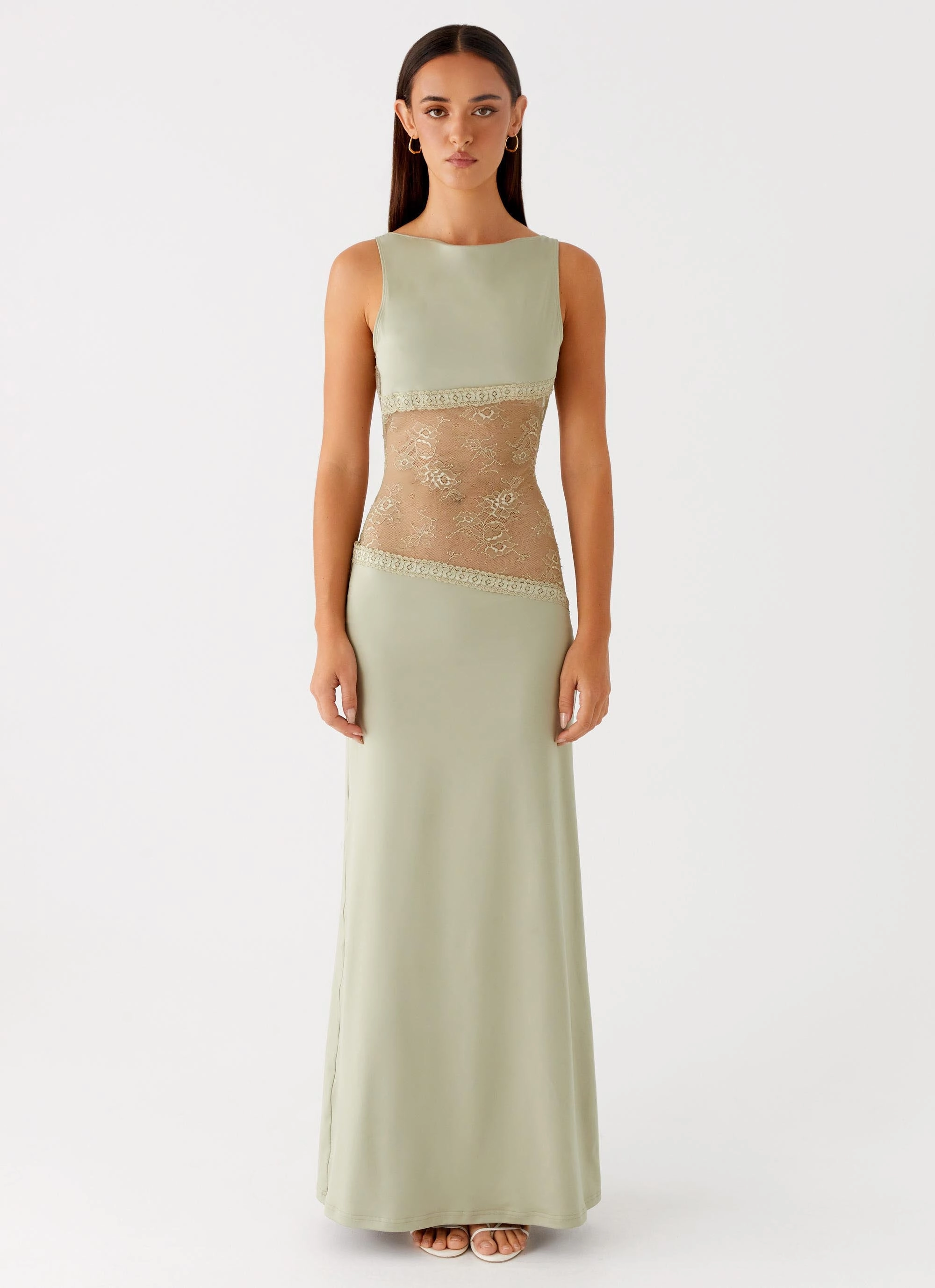 Winter Wrap Urban Classic Lucinda Maxi Dress - Sage