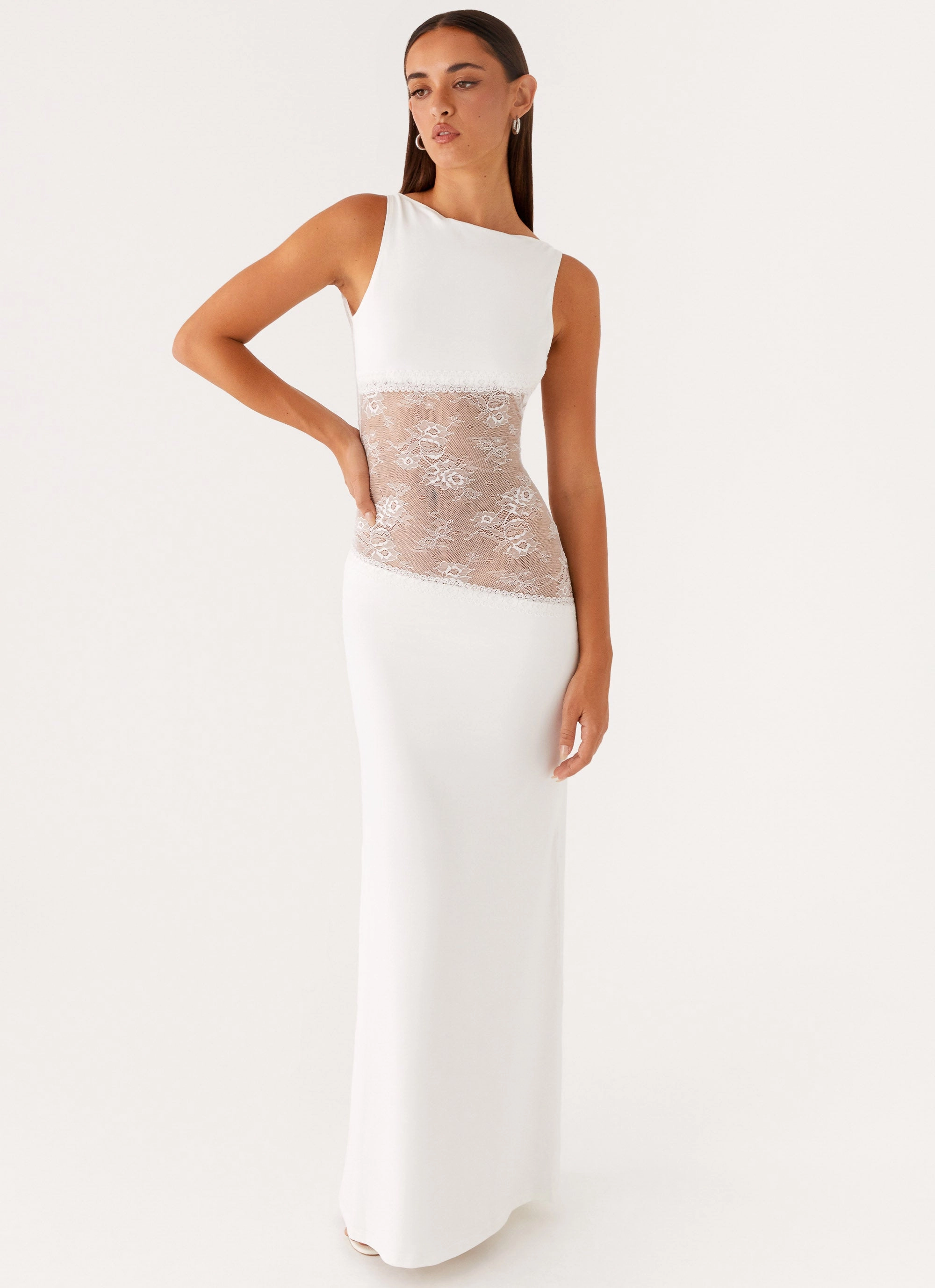 Lucinda Maxi Dress - White Family Glow