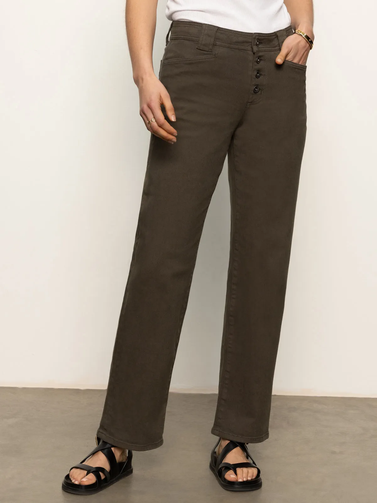 Luna Cuffed Standard Rise Jeans Kalamata NonRestrictiveFit Fashion Comfort Wear