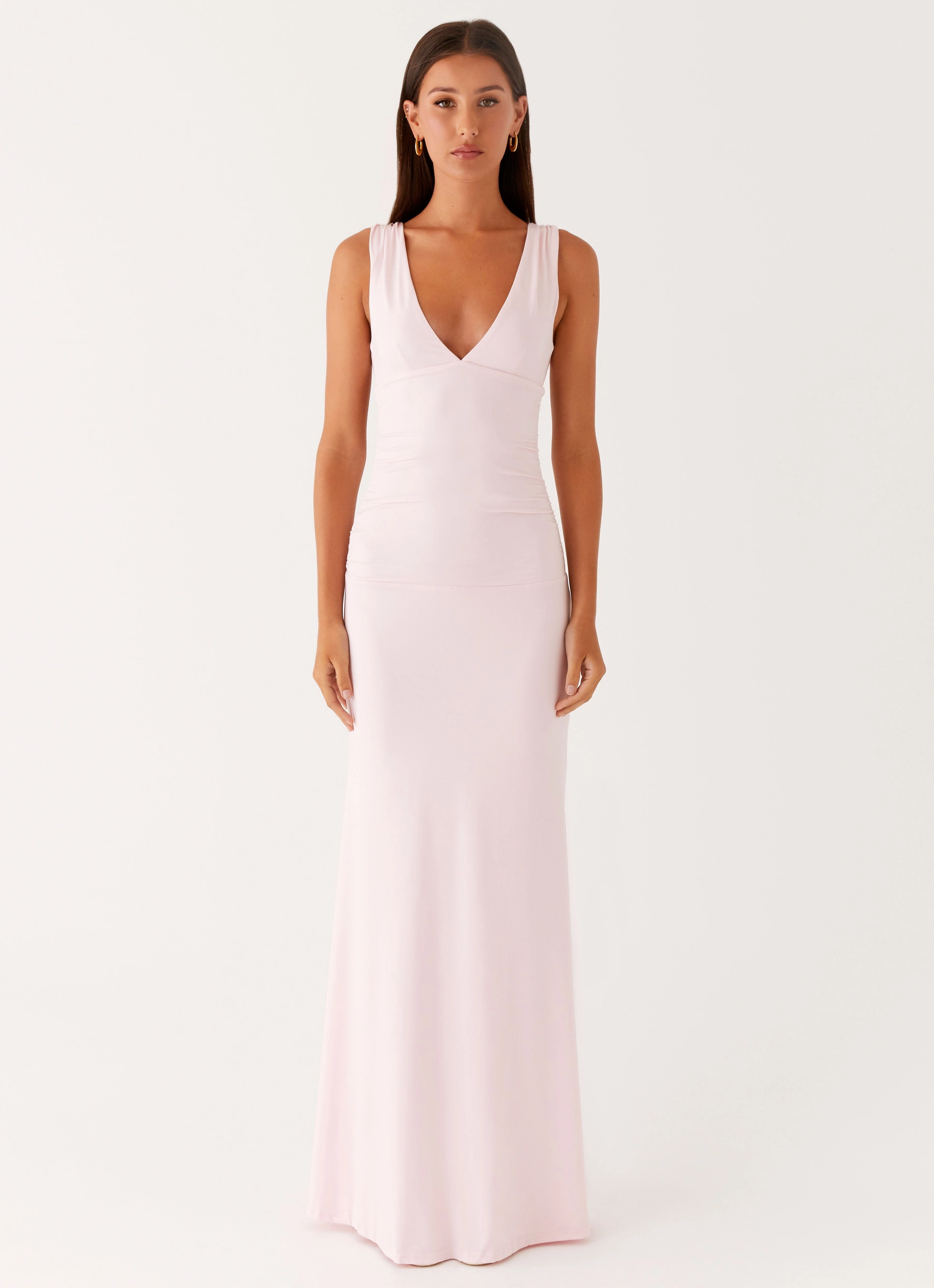 Cherry Sky Maxi Dress - Baby Pink Must-have Clean Lines