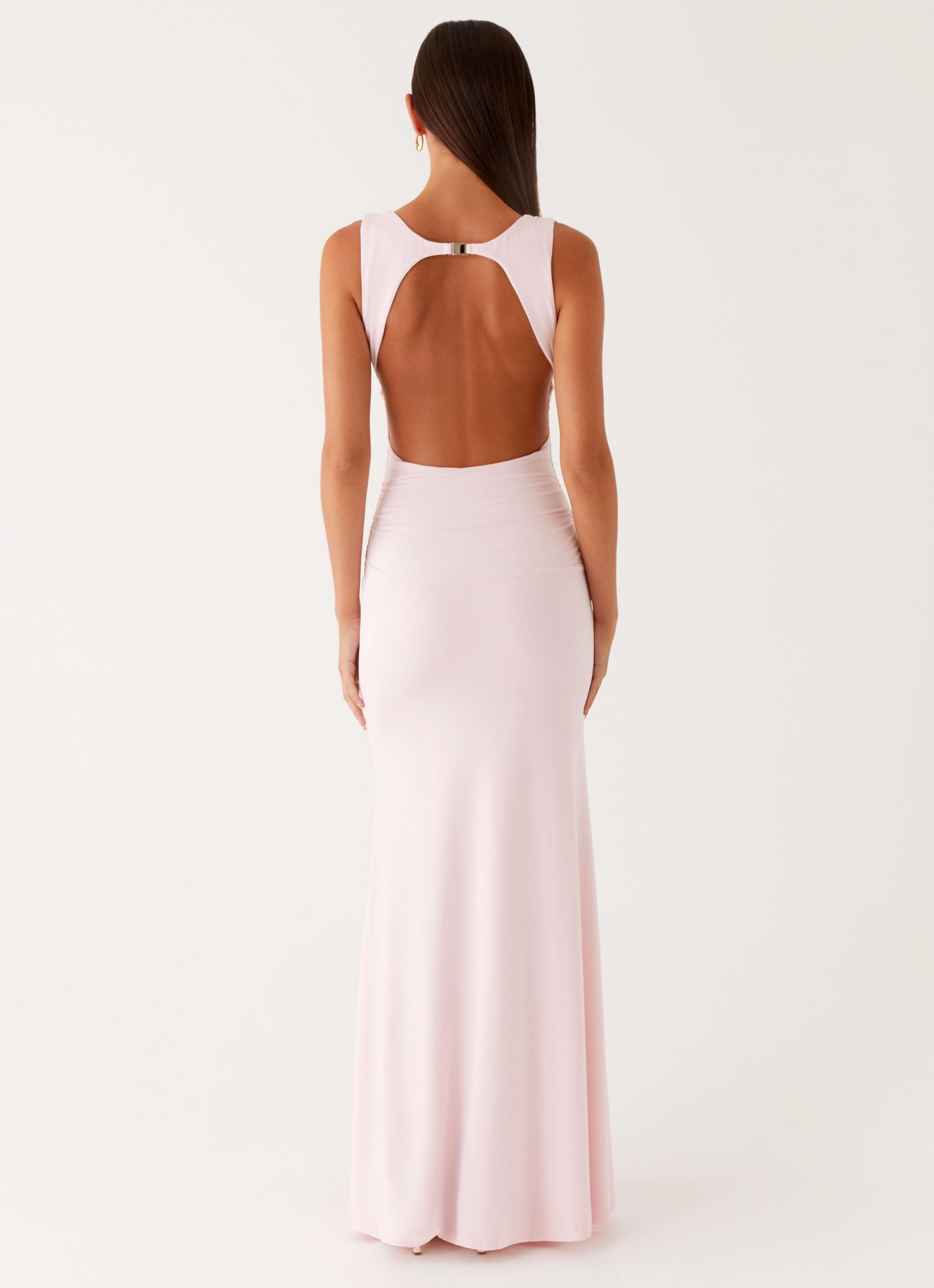 Sister Glow Cherry Sky Maxi Dress - Baby Pink