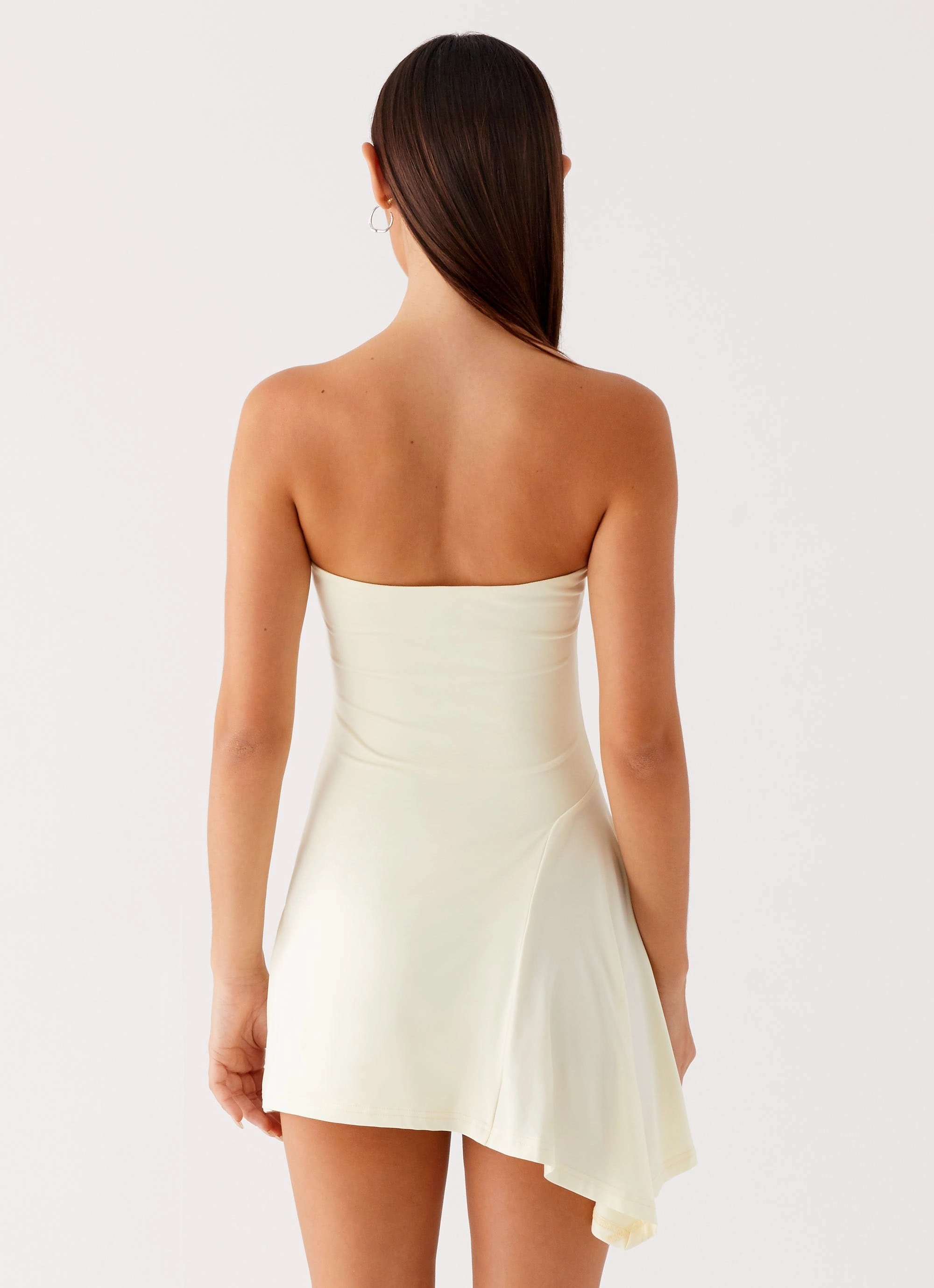 Professional Look Quick Fit Sana Strapless Mini Dress - Yellow