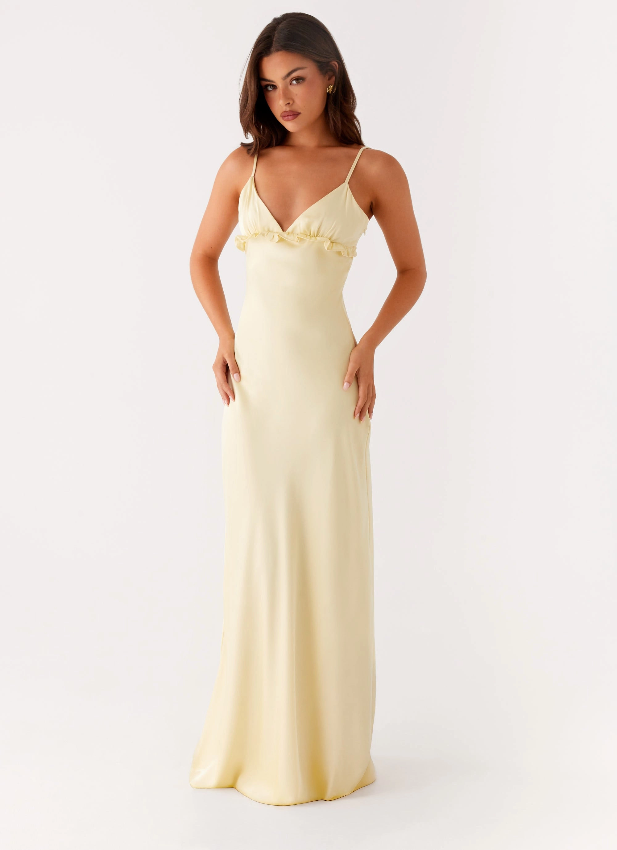 Style Vibes Elona Maxi Dress - Baby Yellow