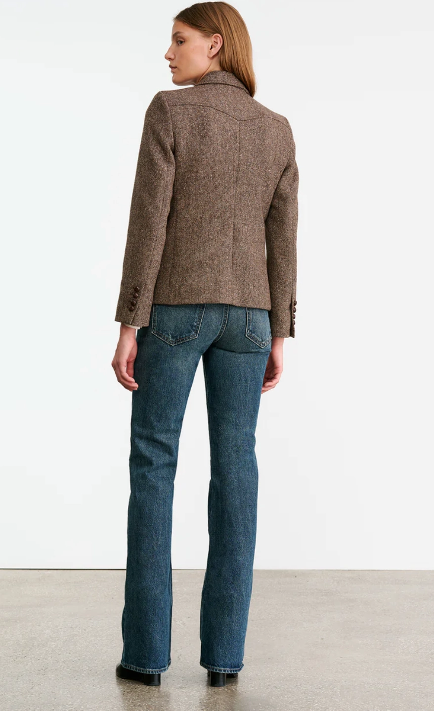 Lyon Jacket in Brown Donegal SoftLining