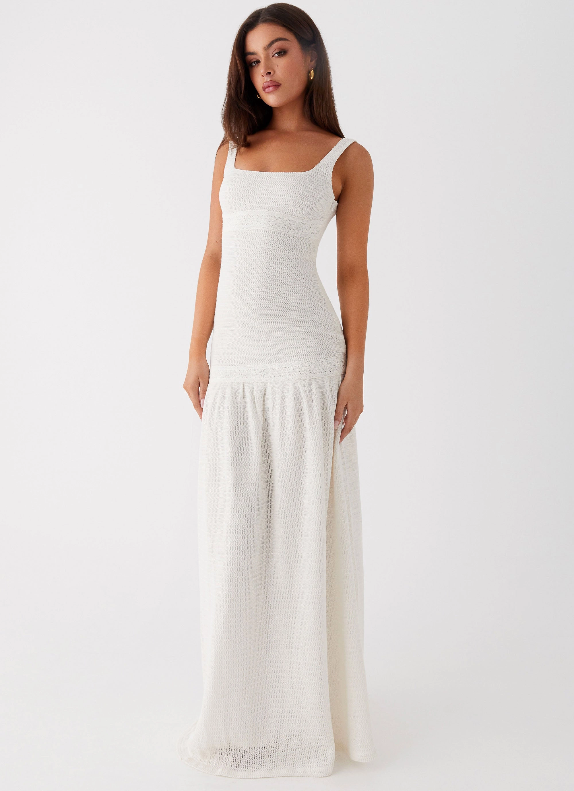 Comfortable outdoor wear Functional Wear Lyrical Maxi Dress - Ivory