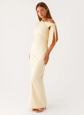 Stylish Fit Marella Maxi Dress - Yellow