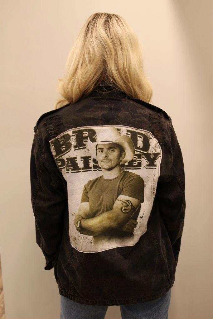 Anti Pilling Brad Paisley Acid Wash Camo Jacket