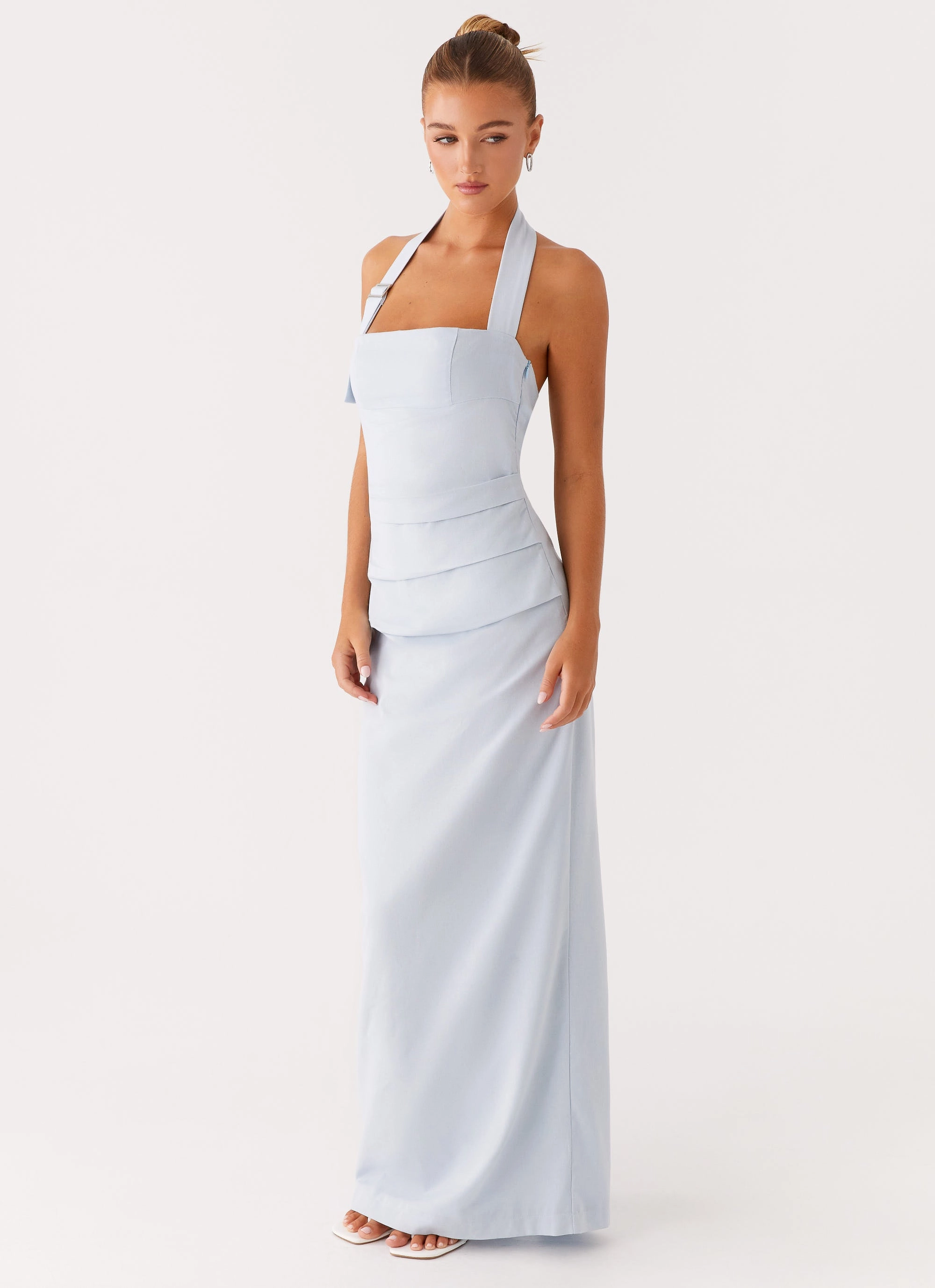 Rumour Has it Maxi Dress - Blue Breezy Fit Relax Piece