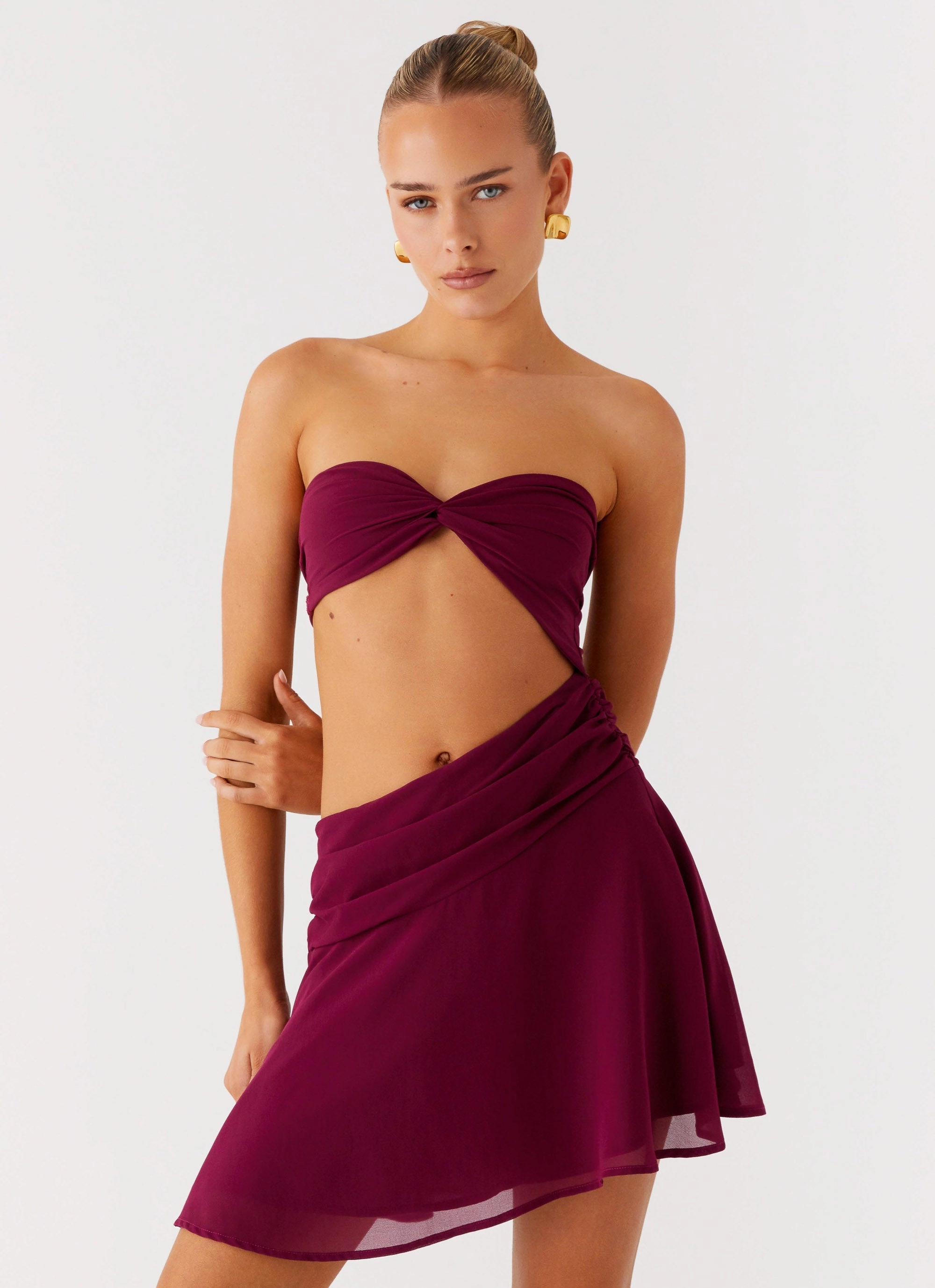 Edgy Look Marbella Mini Dress - Violetta