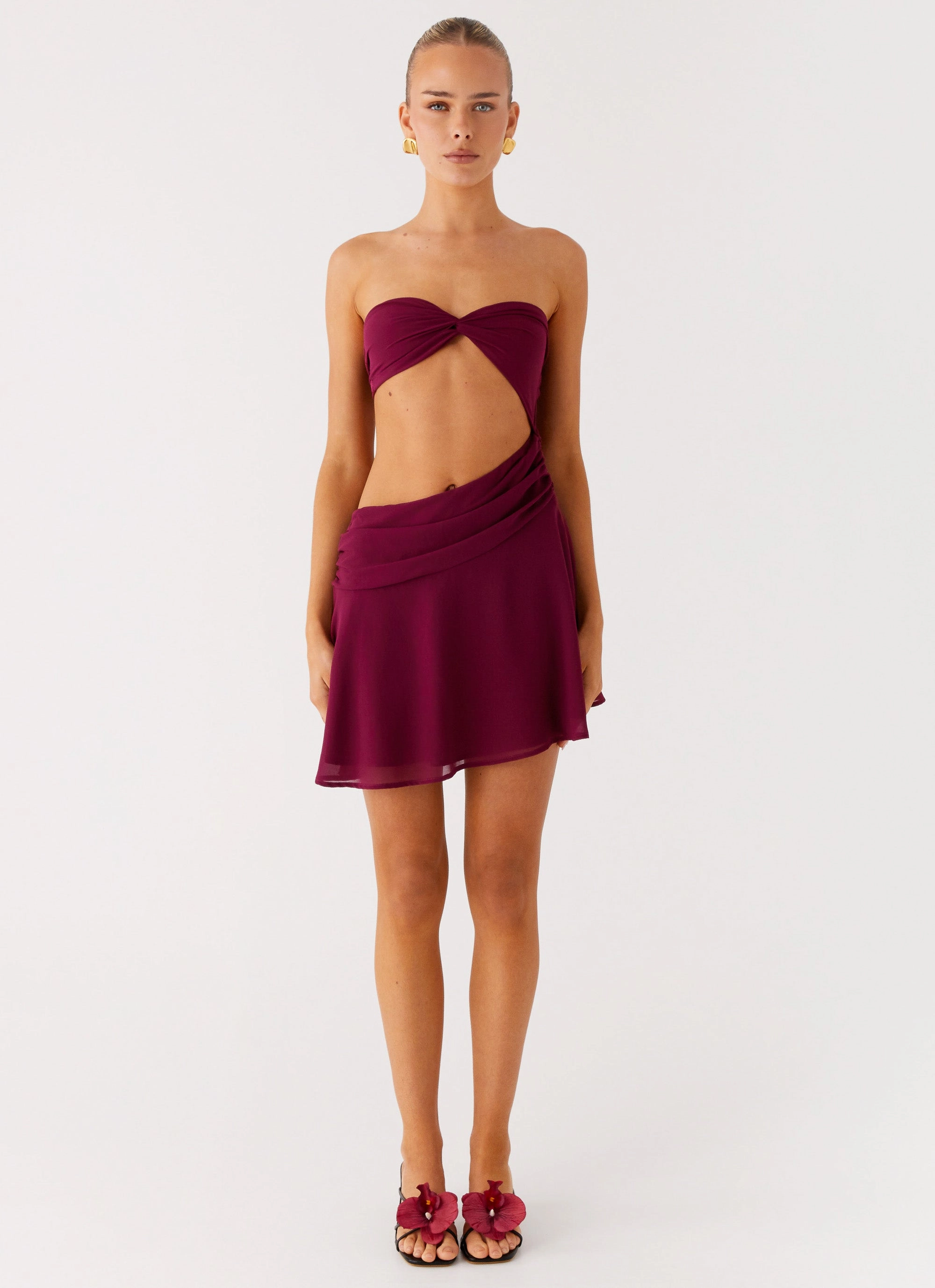 Skirt Flare Marbella Mini Dress - Violetta