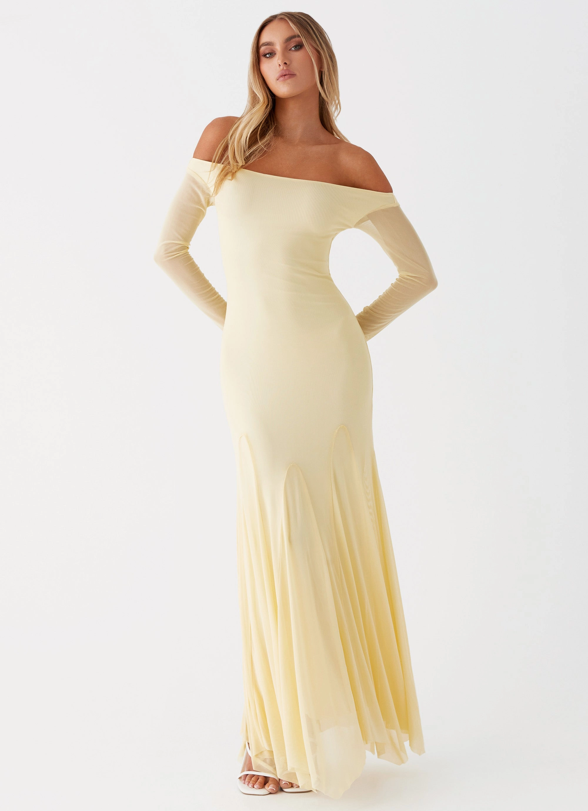 Maribel Maxi Dress - Yellow Spring Garden