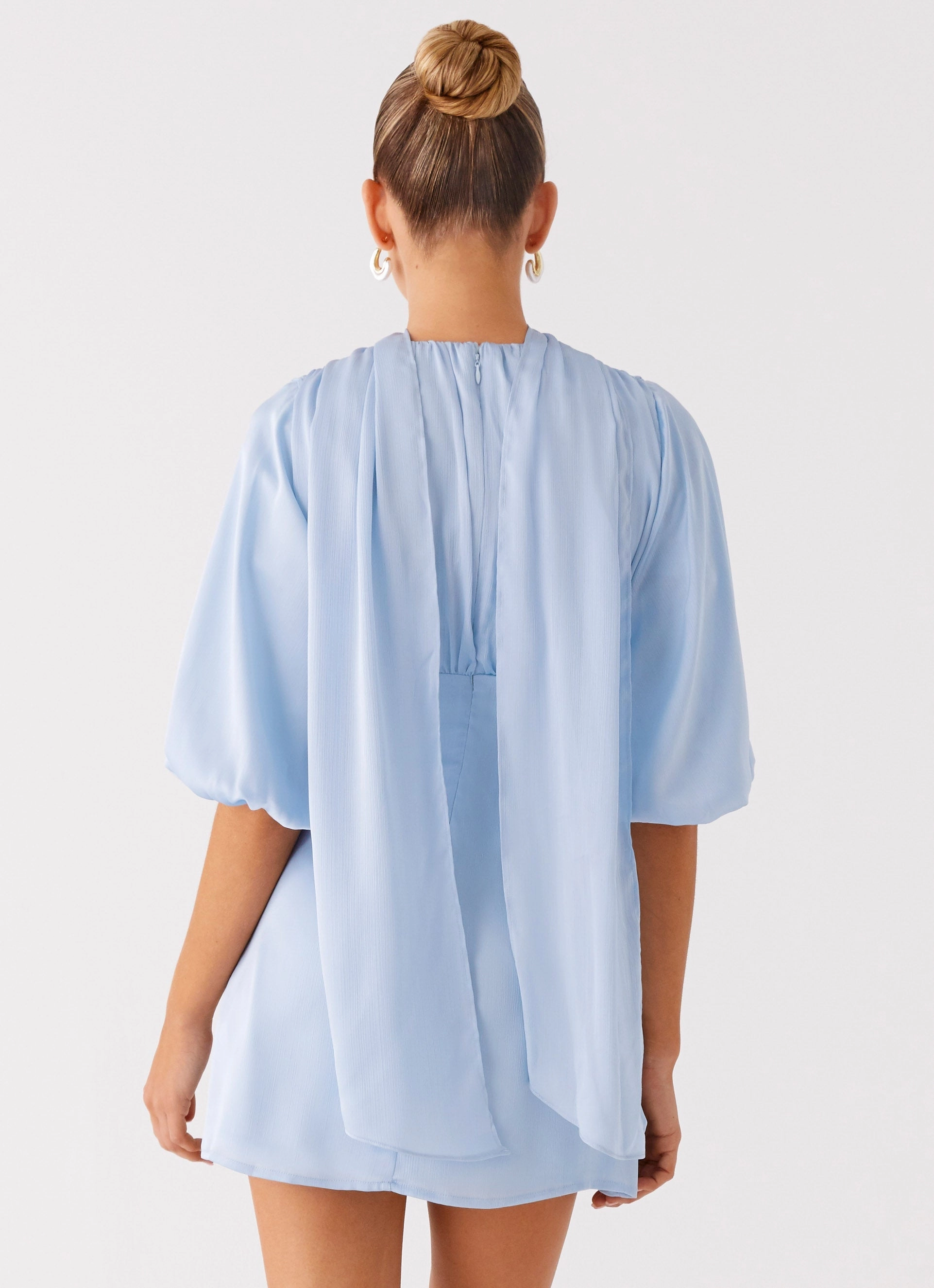 Mary Mini Dress - Blue Friction Free