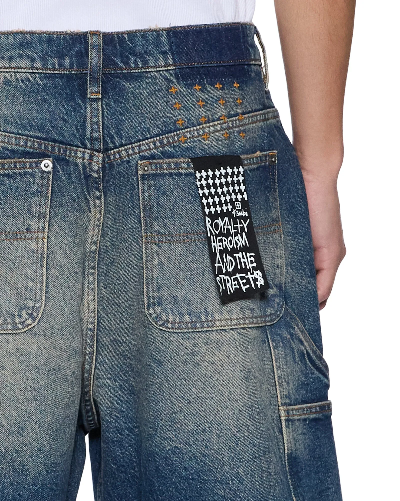 MAXX OPERATOR SHORT RODEO BLUE Ergonomic Panel Design