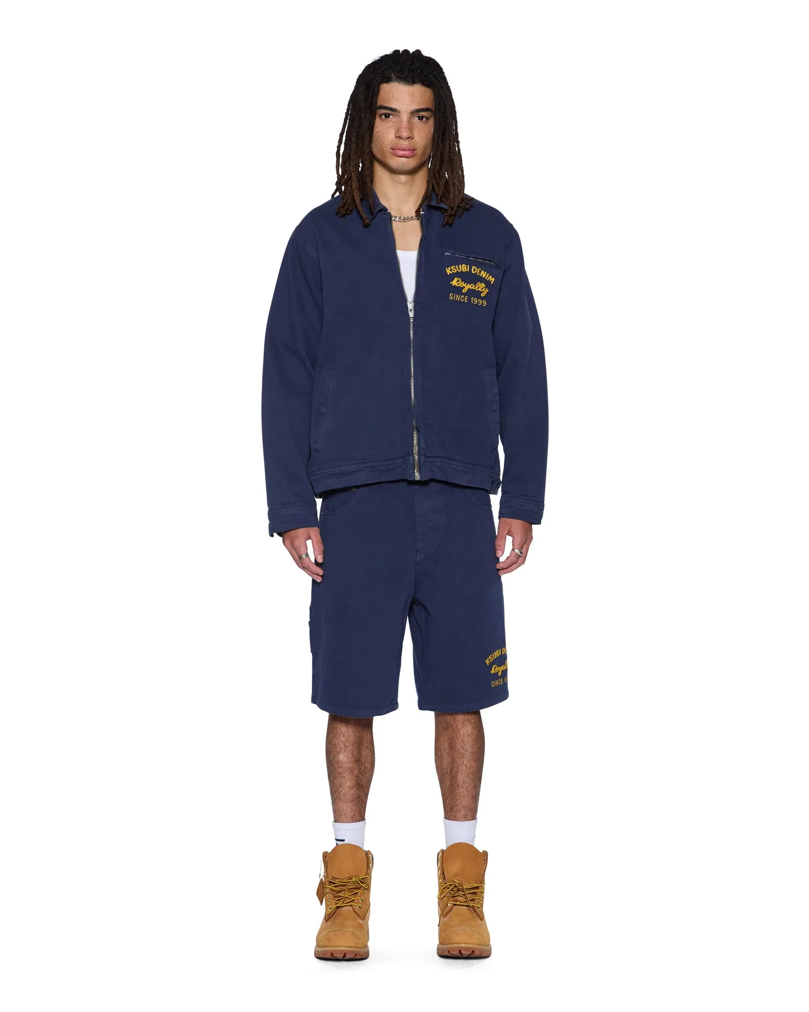 Flatlock Seams mix and match MAXX SHORT MECHANIK INK BLUE