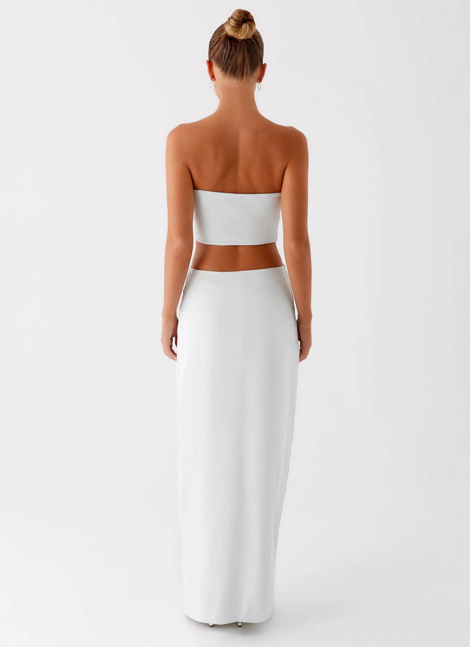 Mayfair Maxi Dress - Mint Influencer-Style Basic Shape