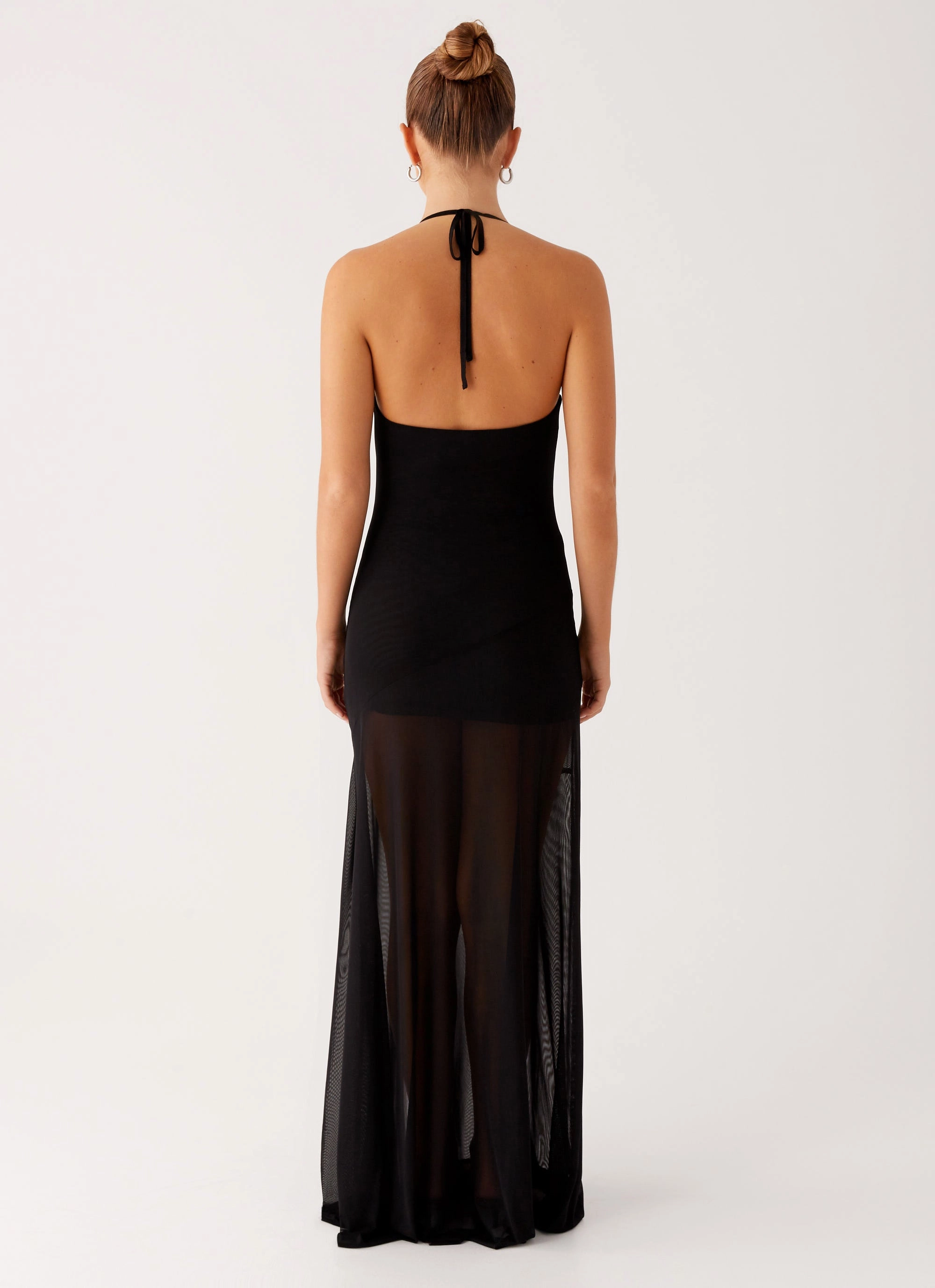 Mckinley Maxi Dress - Black Vibrant Look