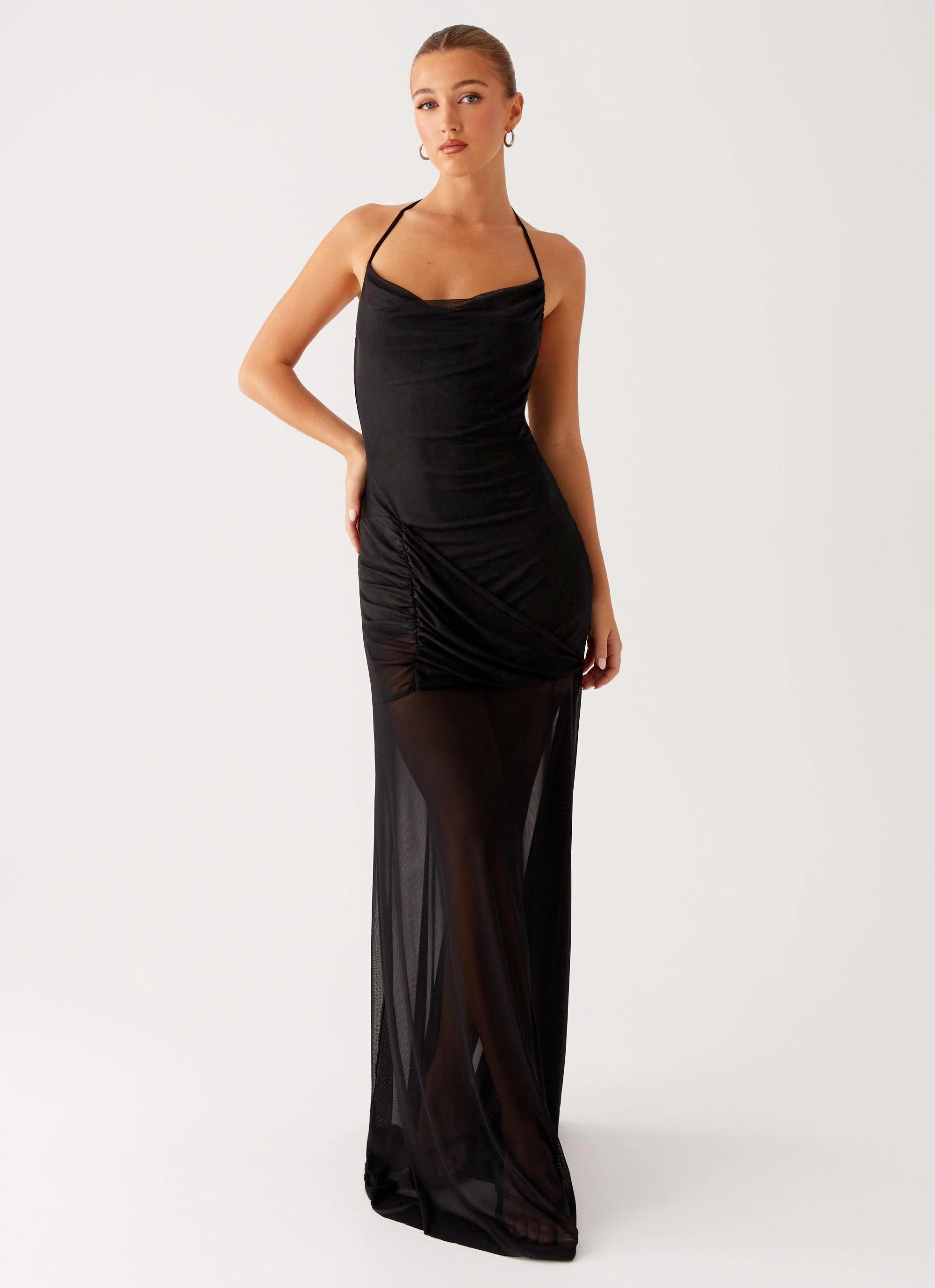 Mckinley Maxi Dress - Black Work Style