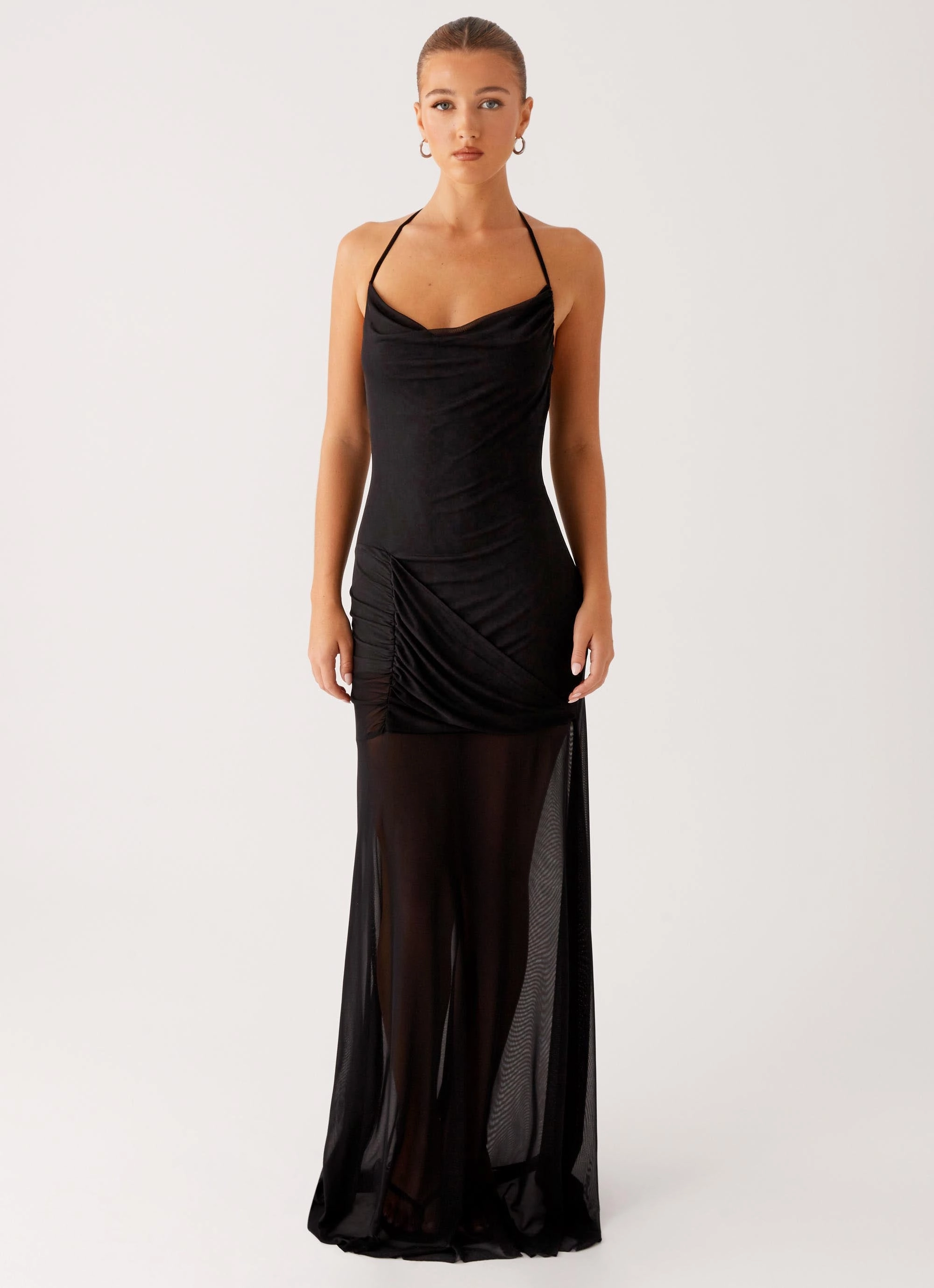 Mckinley Maxi Dress - Black Light and Breezy