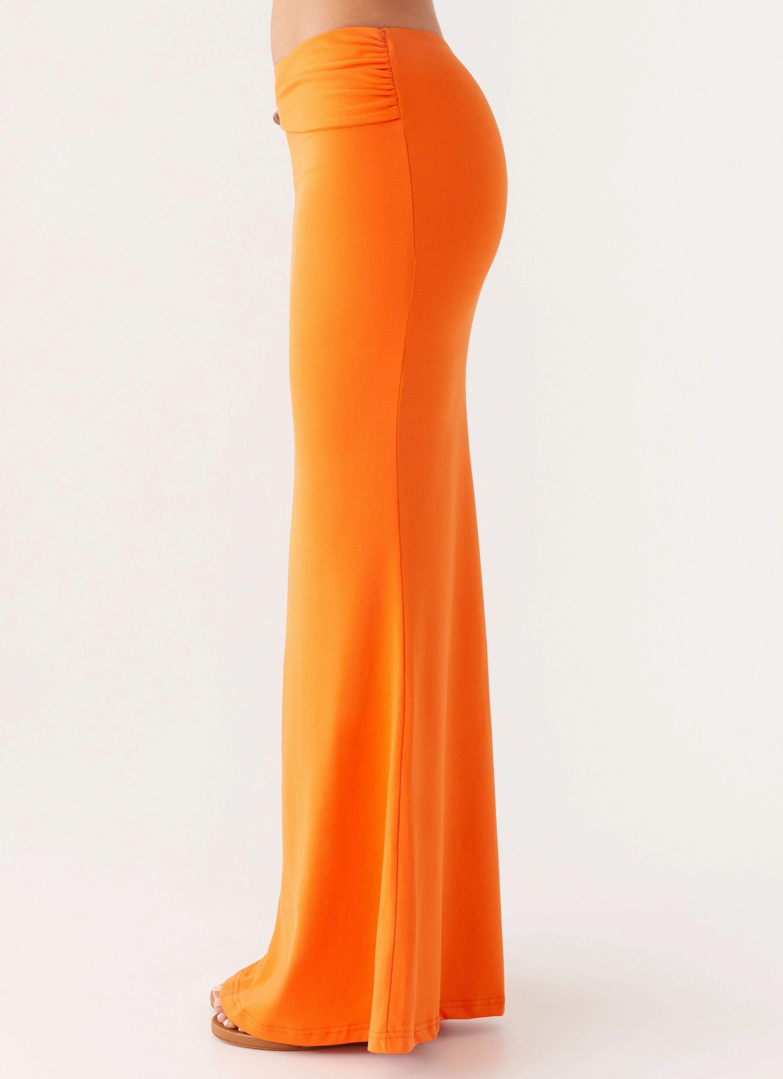 Mention Maxi Skirt - Orange Fashion Week Ready