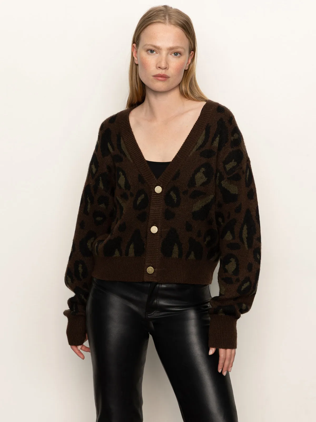 Versatile use RawHemDetail Meow Cardi Kitty Camo