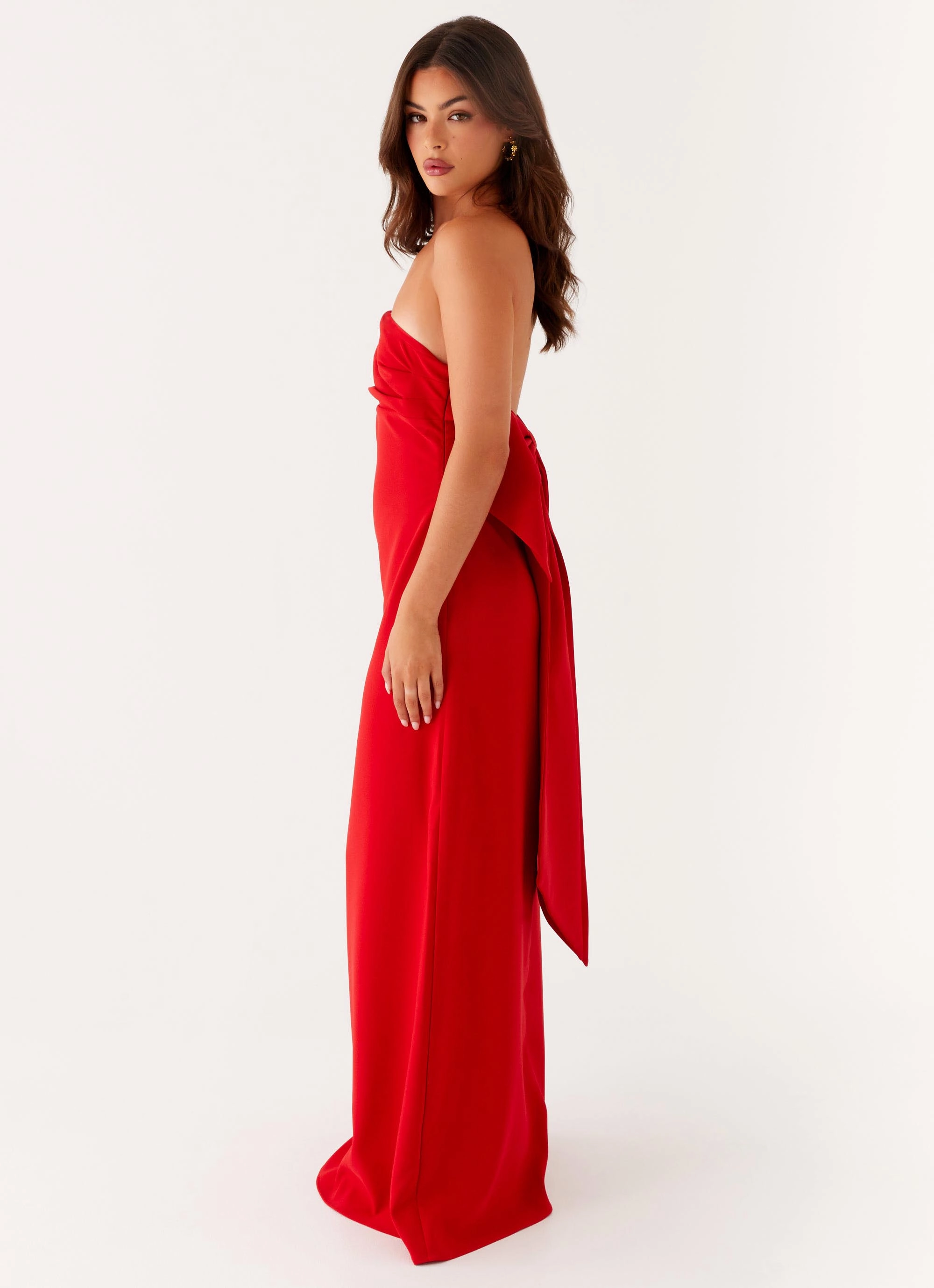 Meredith Maxi Dress - Red Chic Style