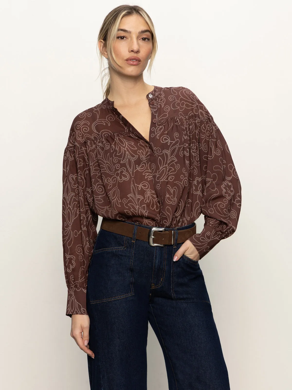 SweatWicking Fabric Personal Best Blouse Boheme