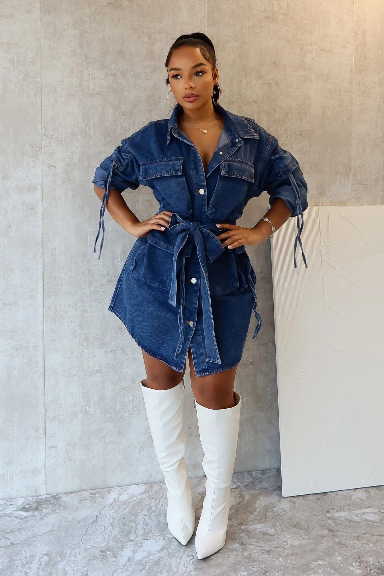 suitable for self use Thermal Jacket Meyer Oversized Cargo Denim Jacket