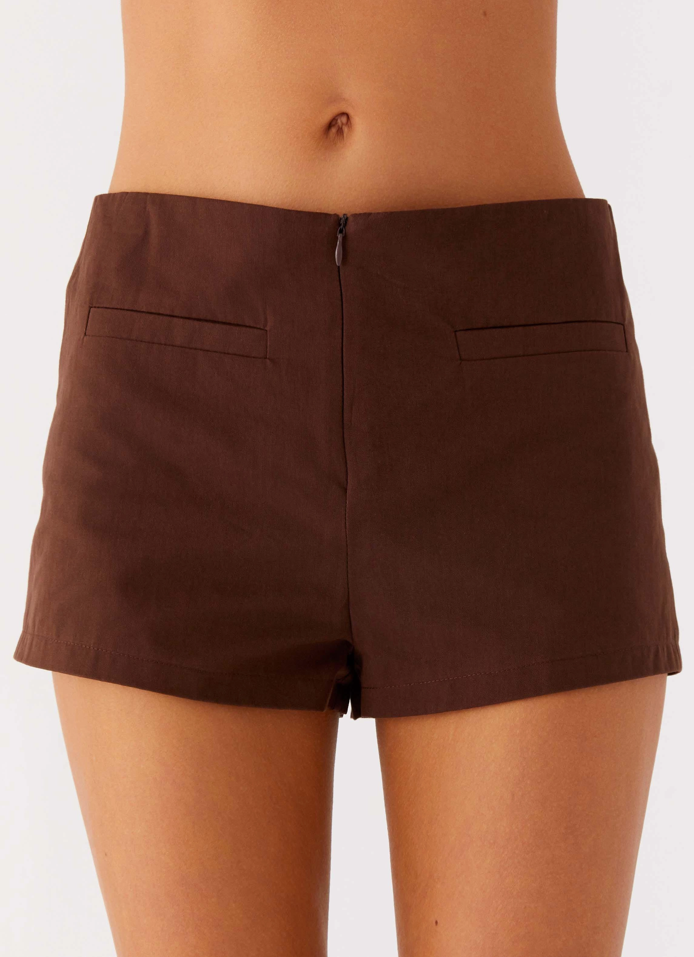 High Density Weave Ultimate Comfort Nia Micro Short - Chocolate