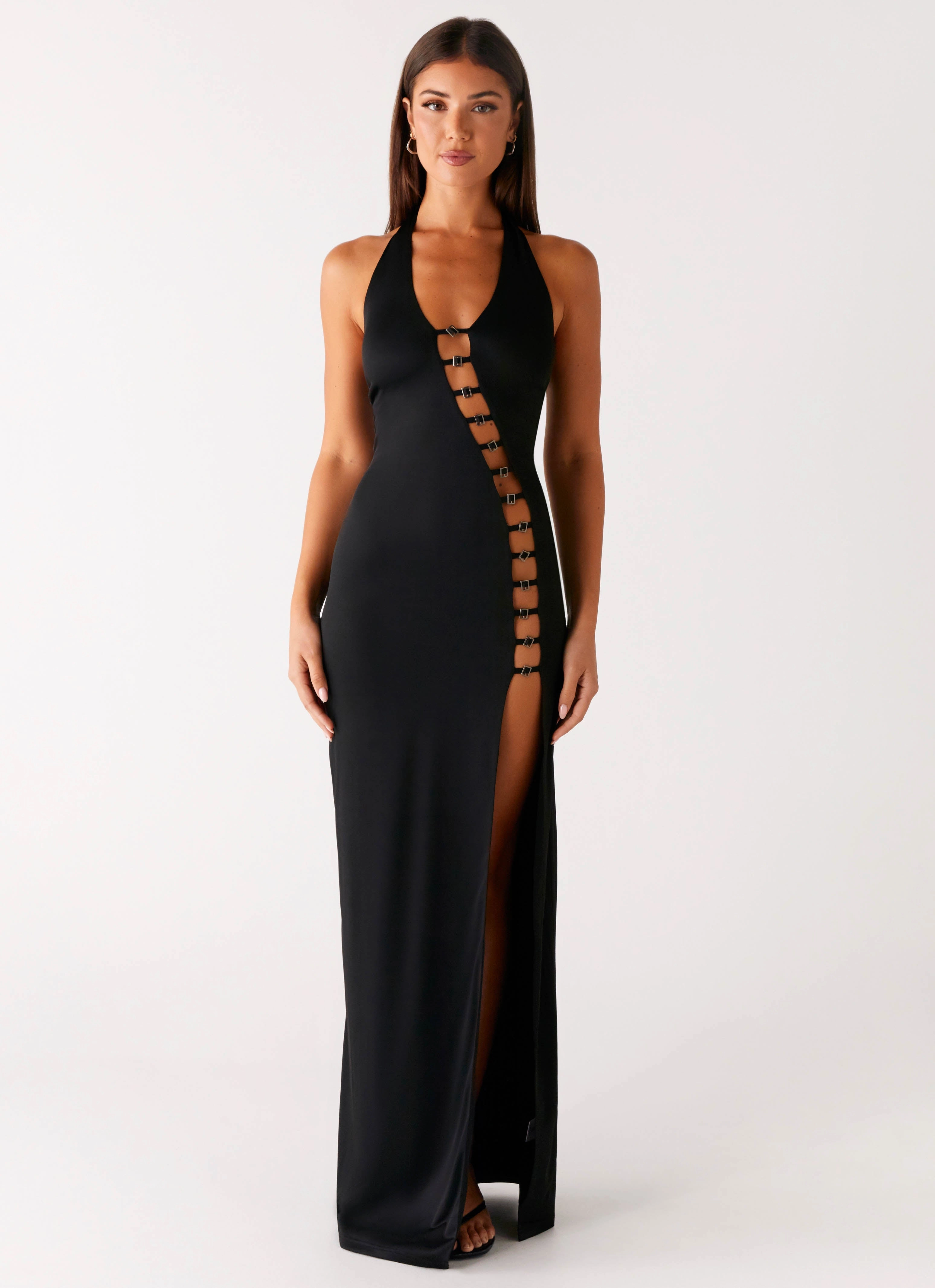 Casual event dress Relax Tones Midnight Dreams Maxi Dress - Black