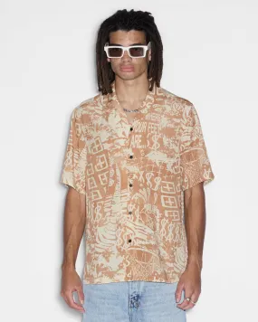 StretchWaistband Beach-Ready Look MILLS IKON RESORT SS SHIRT MULTI