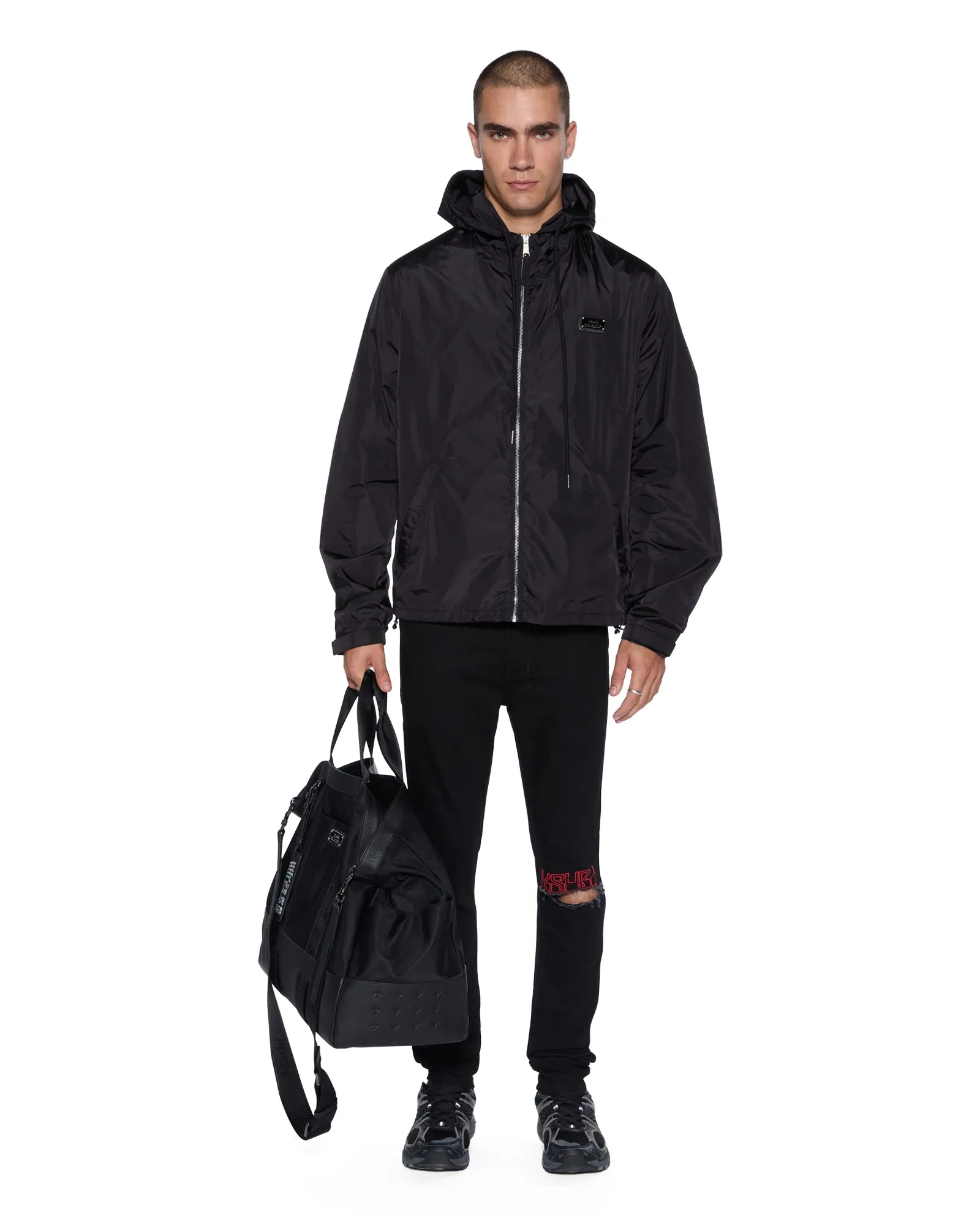 Minimalist Pocket Design Classic Five Pocket Design VAN WINKLE LAID BLACK STING