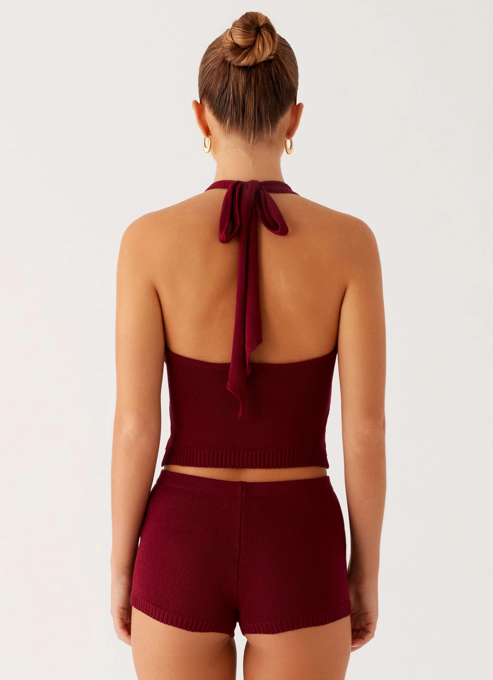 Miffy Crochet Top - Maroon ZeroWasteProduction