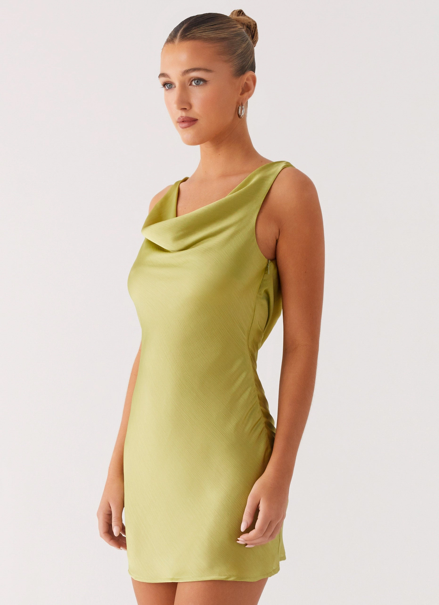Luxe Appeal Tiegan Mini Dress - Lime