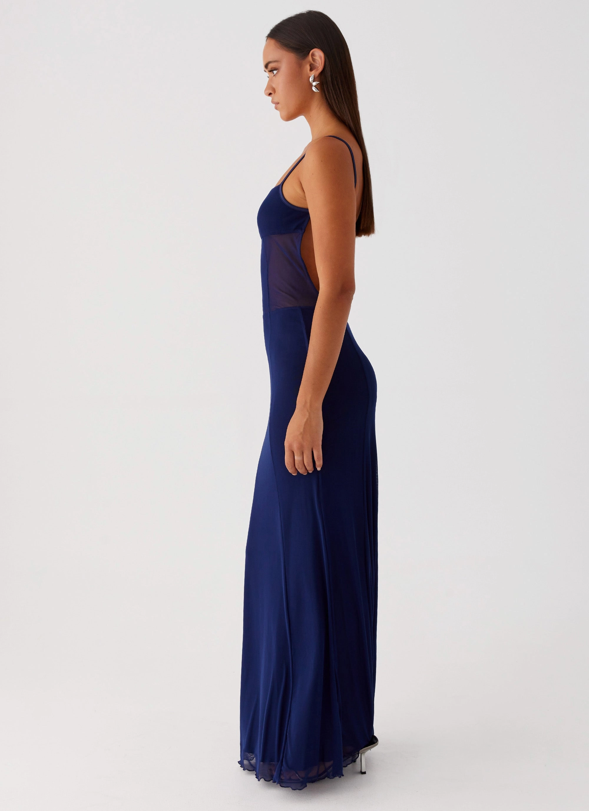 Travel Edge Subtle Flow Miranda Maxi Dress - Navy