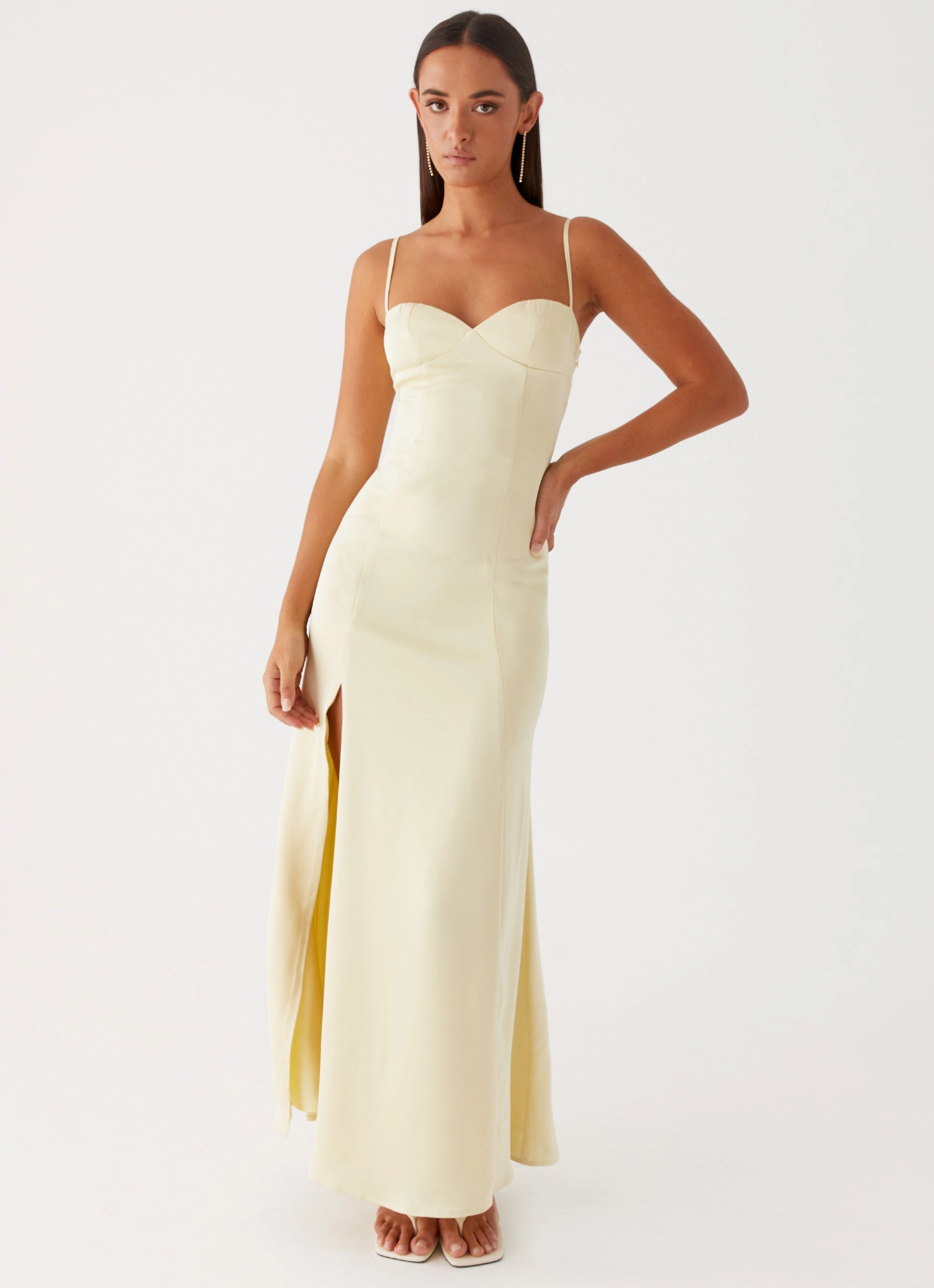 Miss Bloom Maxi Dress - Lemon Casual Comfort Wear Stylish day dress