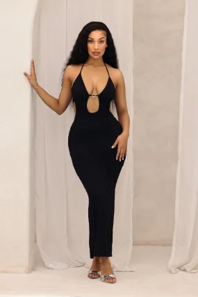 Event Safe Always Sweet Lace Halter Midi Dress