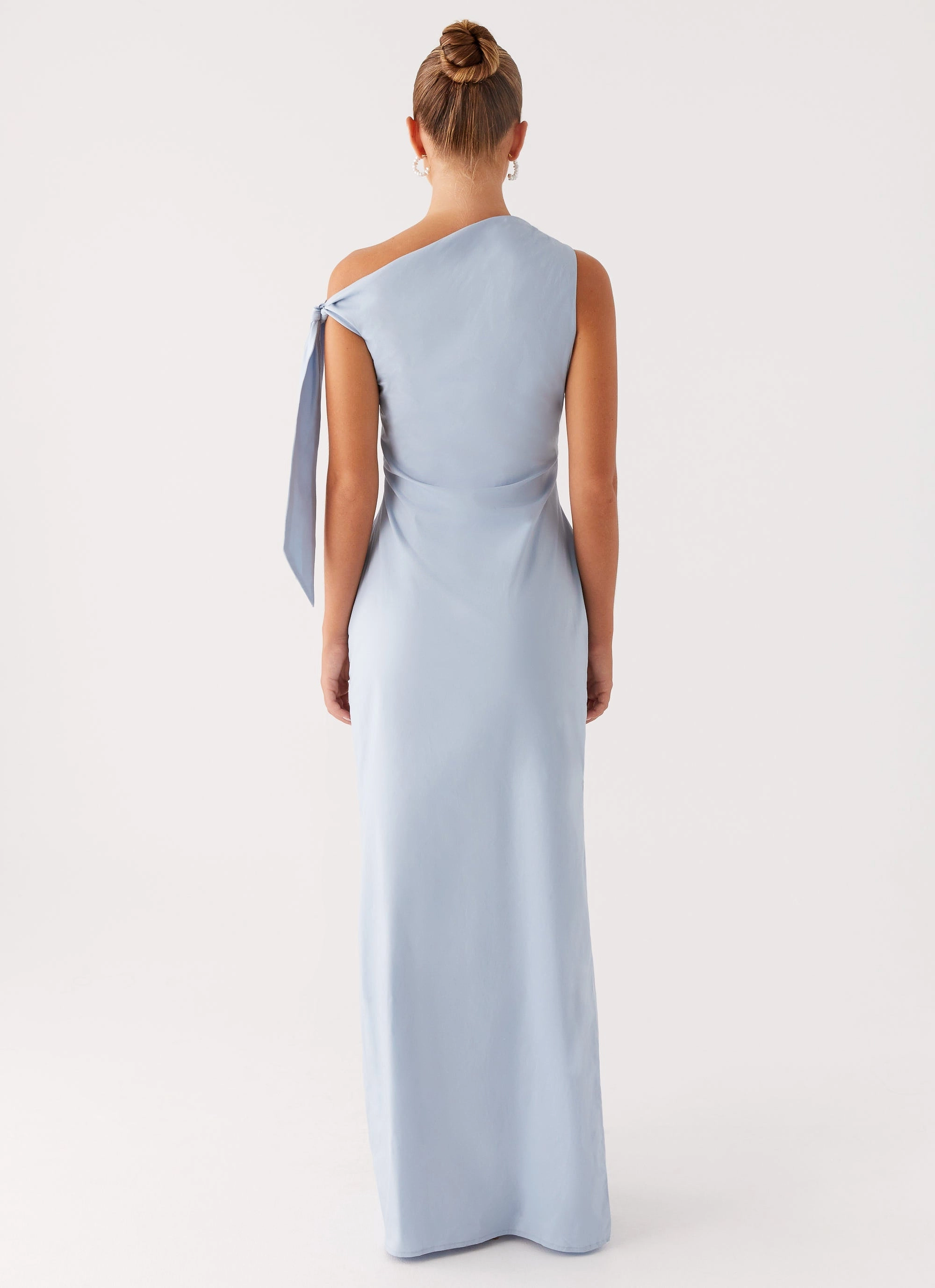 Marella Maxi Dress - Blue Decorative-Design Trend Detail