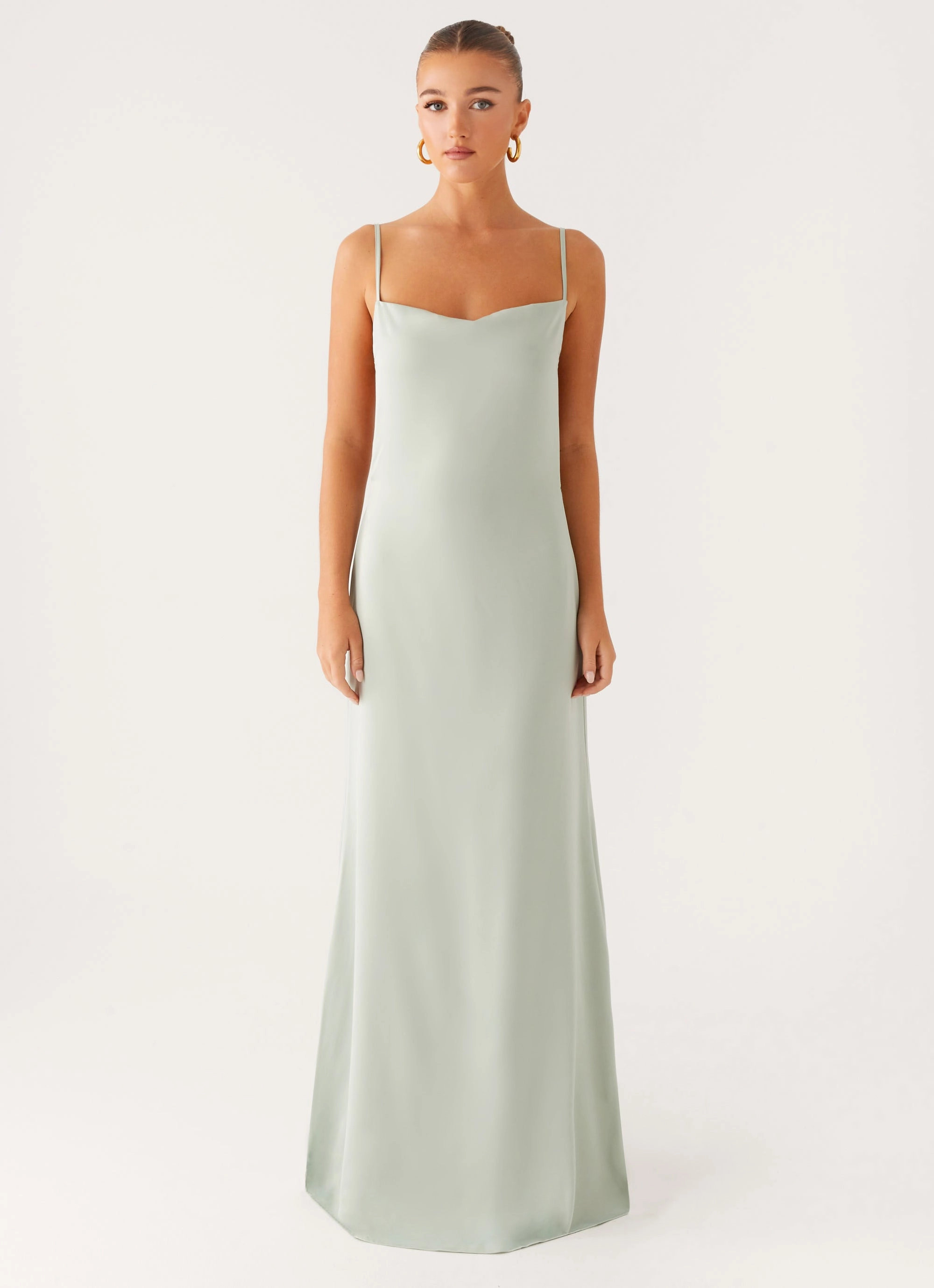 Yves Maxi Dress - Mint Outfit Core Trendy Fit Look