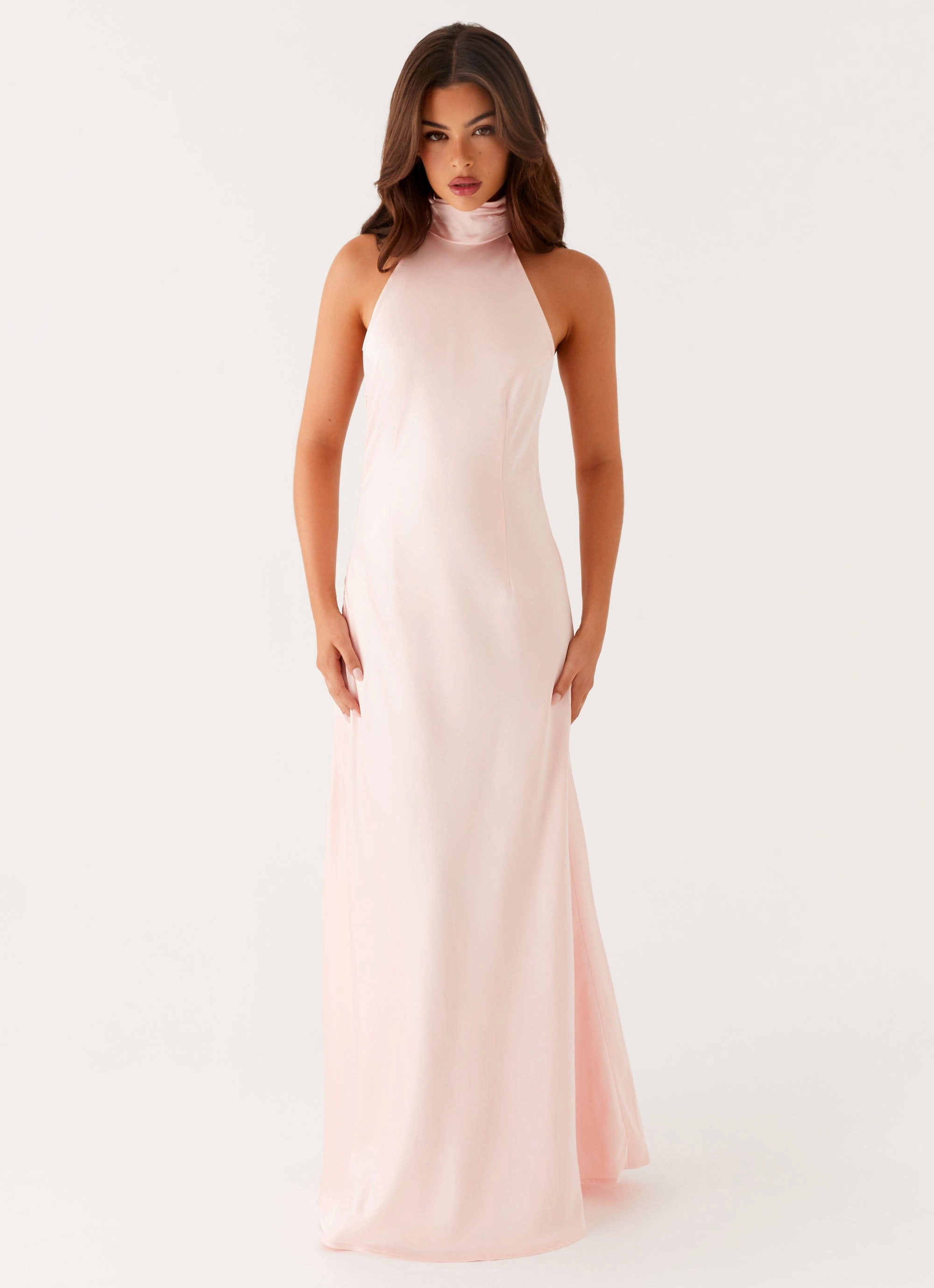 Flattering Layers Gentle Flow Siani Backless Maxi Dress - Pink
